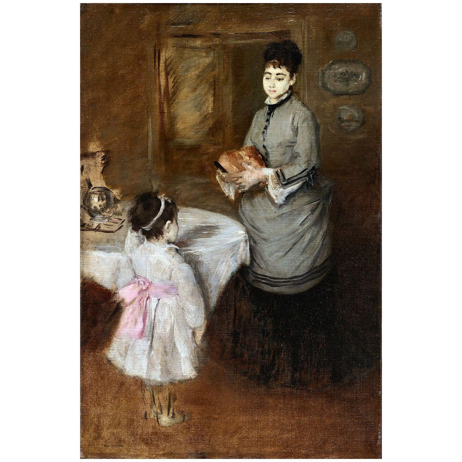 Eva Gonzales. Thé de l'après-midi. 1878. Dallas Museum of Art