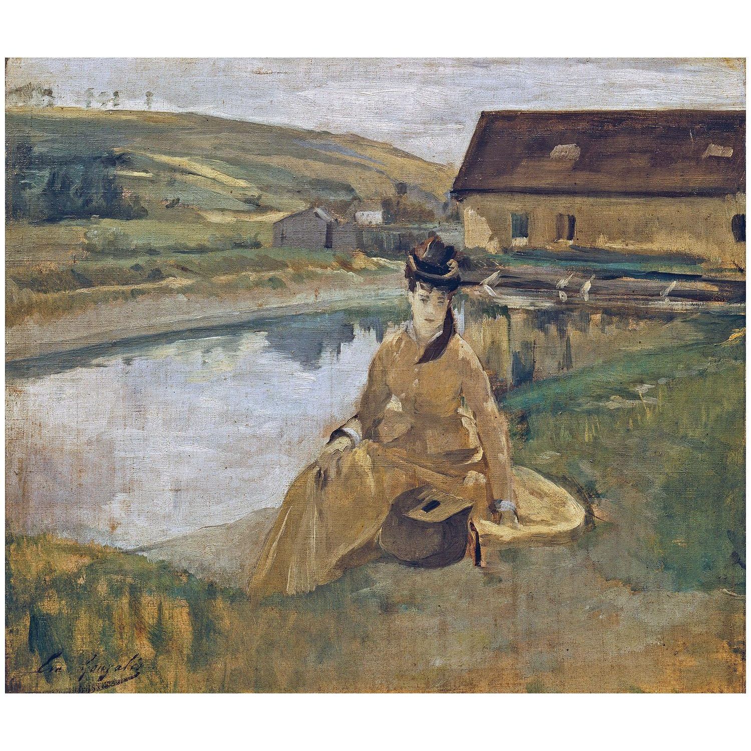Eva Gonzales. À l'eau. 1880. Belvedere Wien