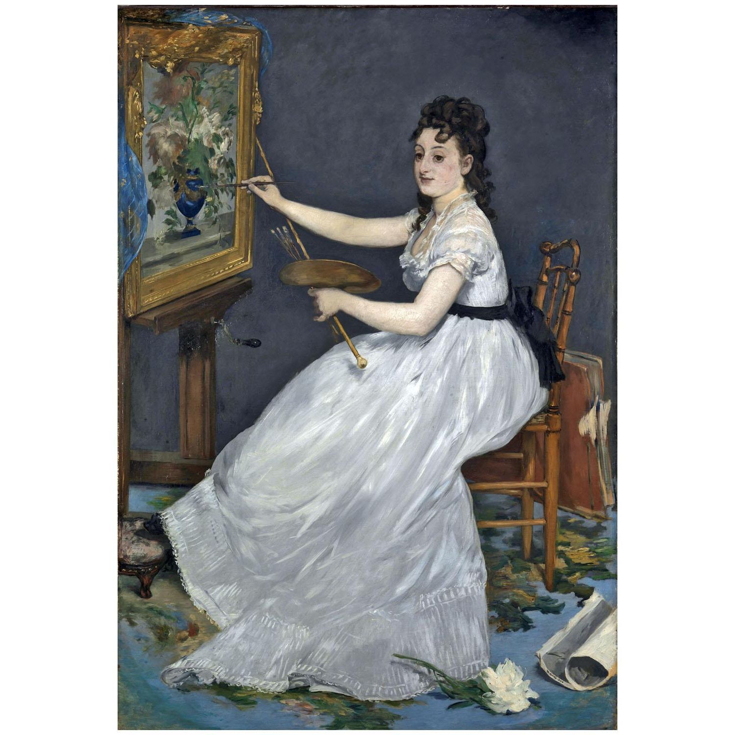 Edouard Manet. Portrait de Eva Gonzales. 1870. National Gallery London
