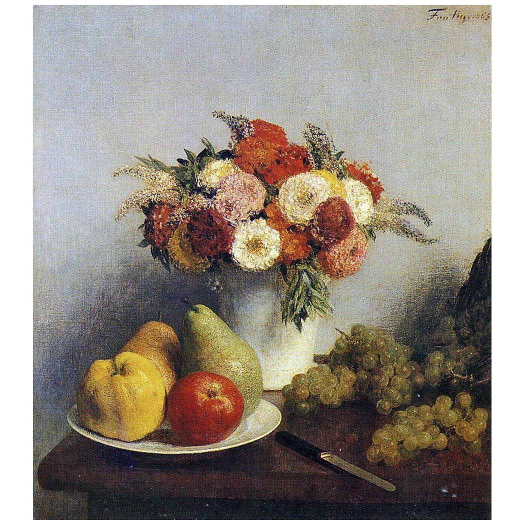 Henri Fantin-Latour. Fleurs et Fruits. 1865. Musee d‘Orsay