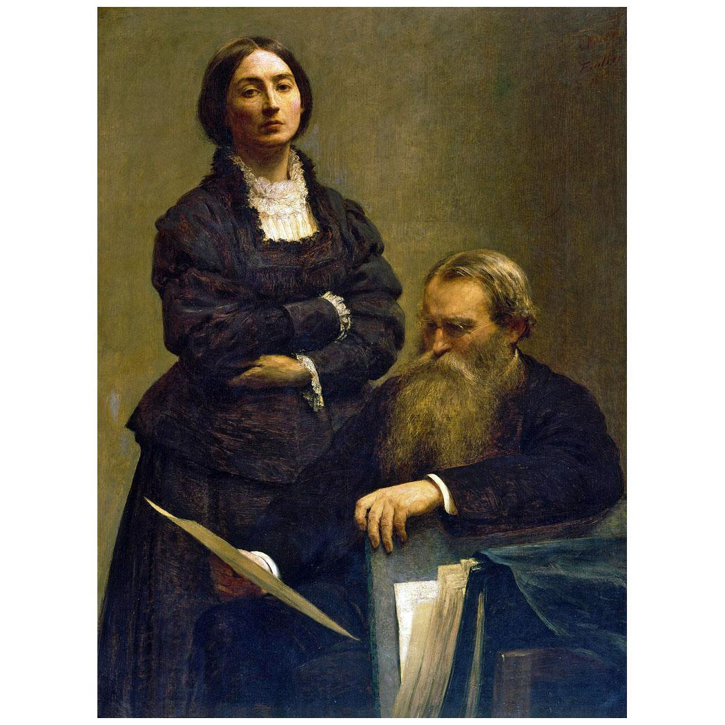 Henri Fantin-Latour. Mr. and Mrs. Edwards. 1875. Tate Gallery, London