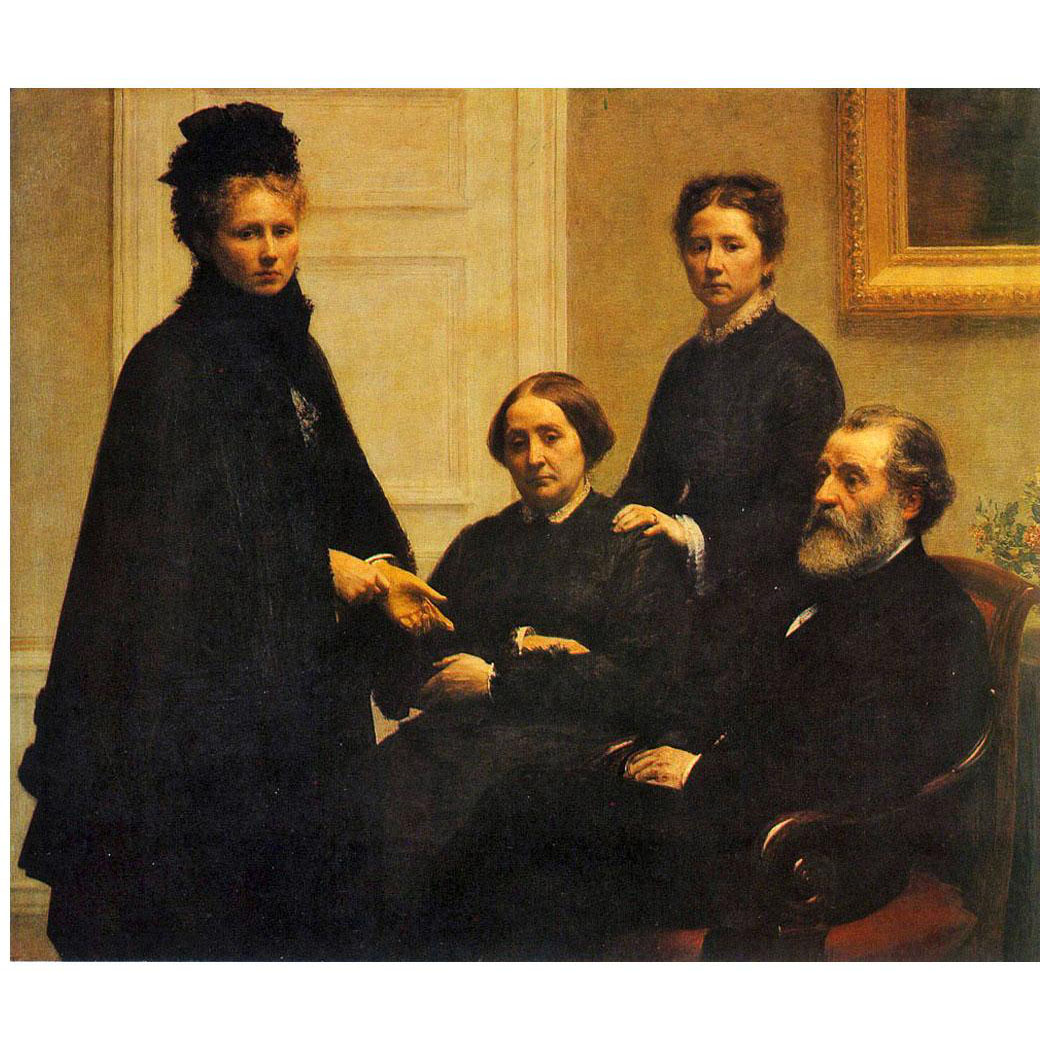 Henri Fantin-Latour. Famille Dubourg. 1887. Musee d‘Orsay