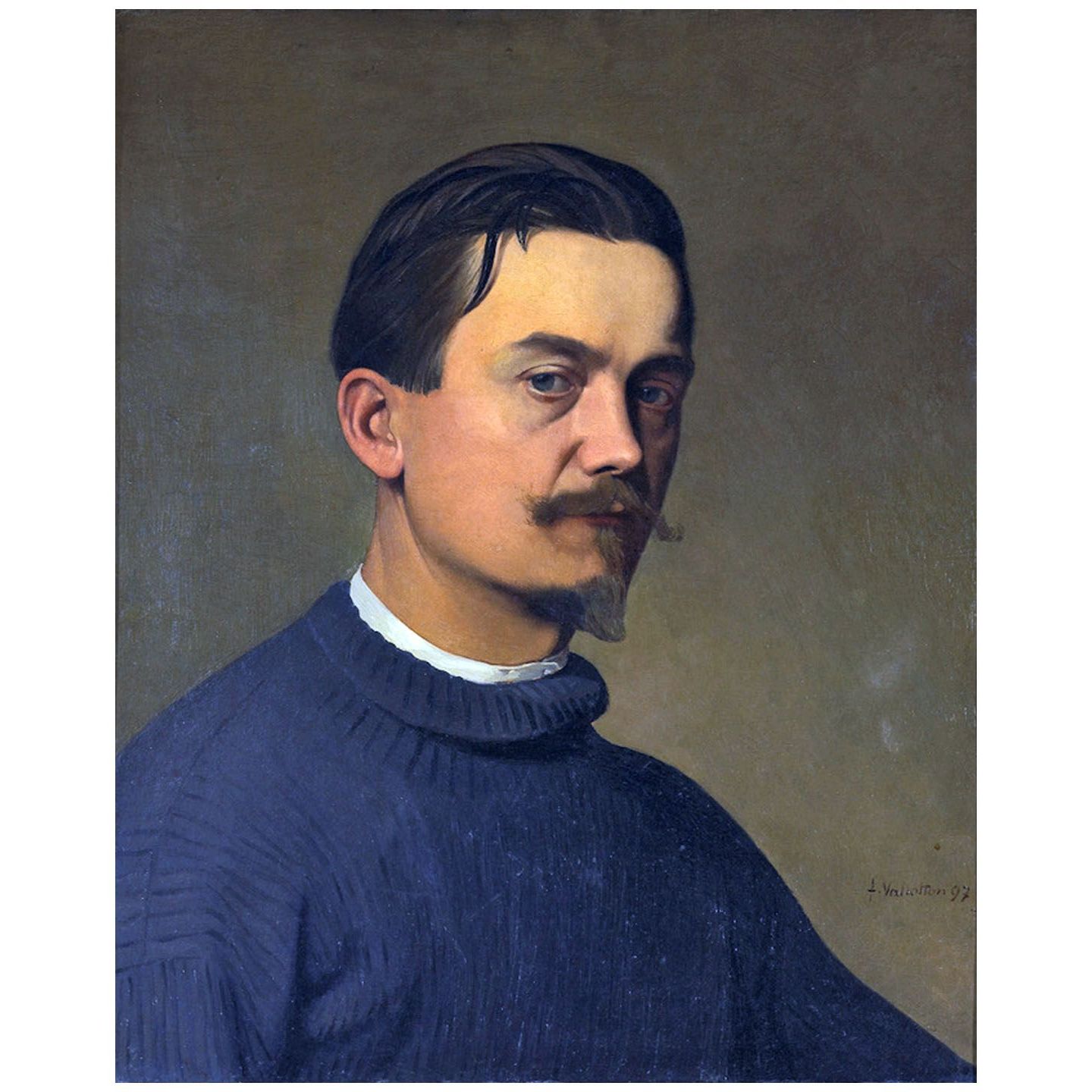 Felix Vallotton. Autoportrait. 1897. Musee d’Orsay Paris