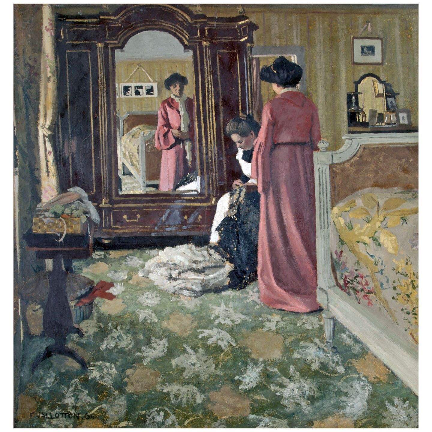 Felix Vallotton. L’ intérieur. Deux femmes. 1904. Hermitage St Petersburg