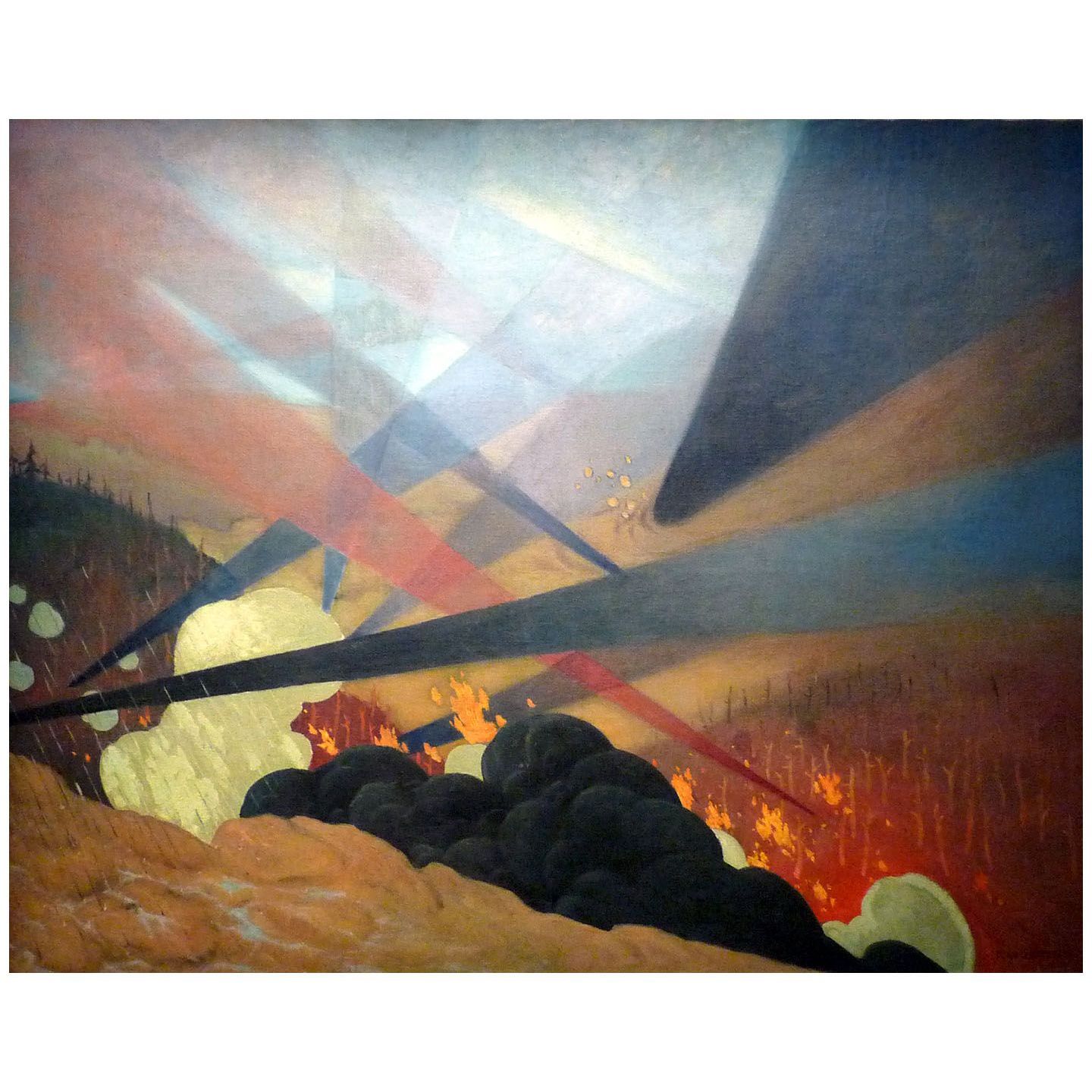 Felix Vallotton. Verdun. 1917. Musee de l’Armee Paris