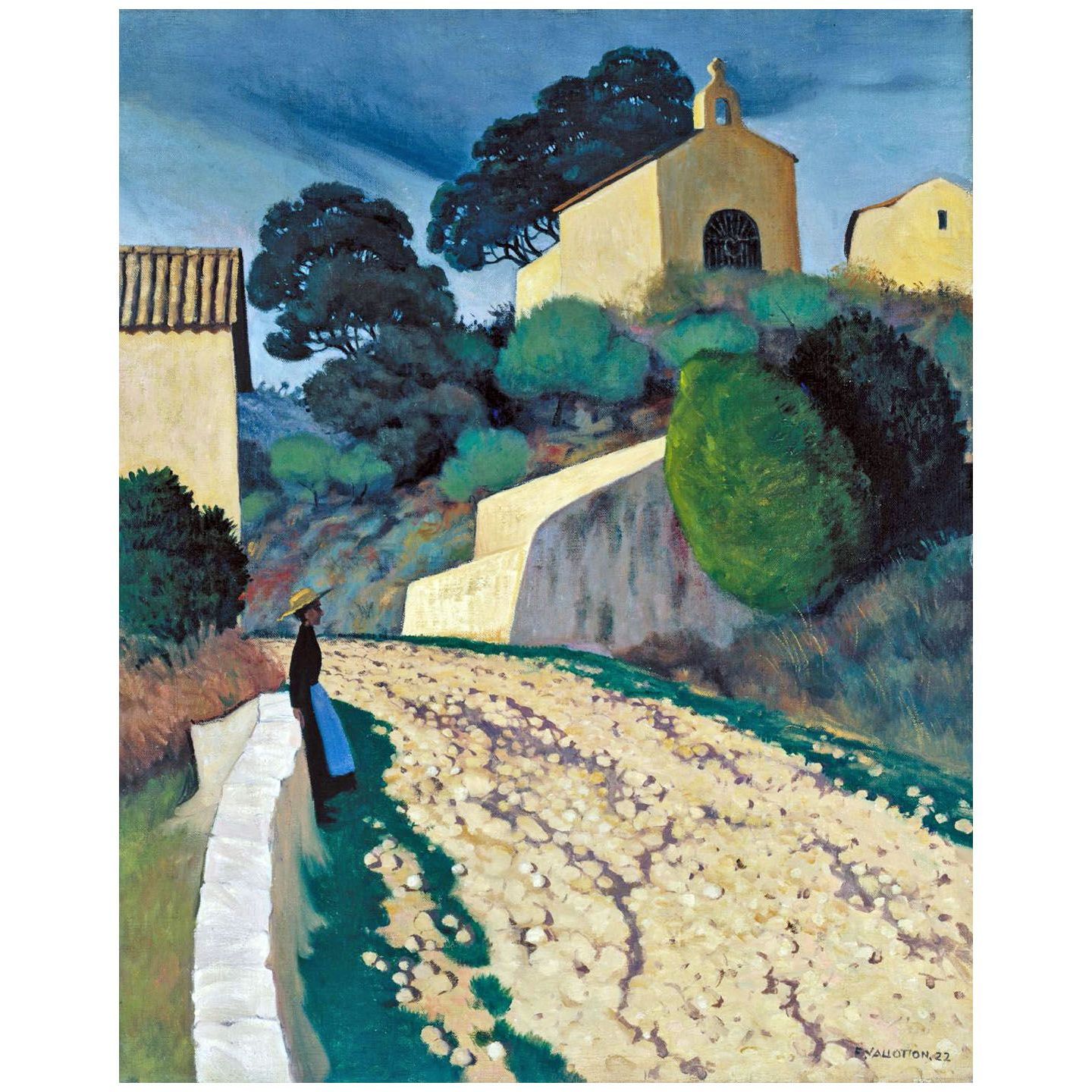 Felix Vallotton. Route à Saint-Paul-de-Vence. 1922. Tate Britain