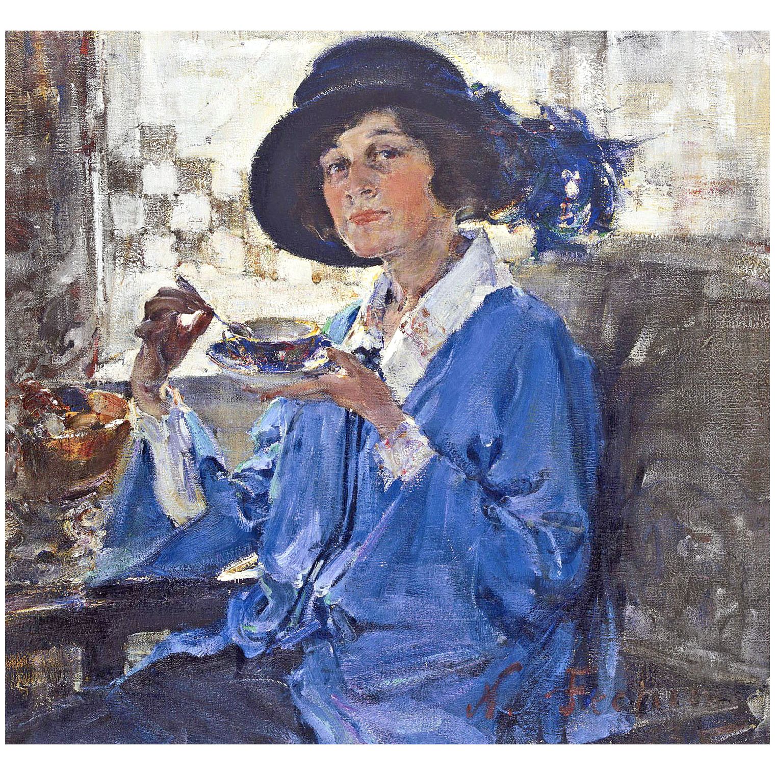 Николай Фешин. Чай в Санта-Монике. 1923. Фонд Арт Руссе, Бьюли