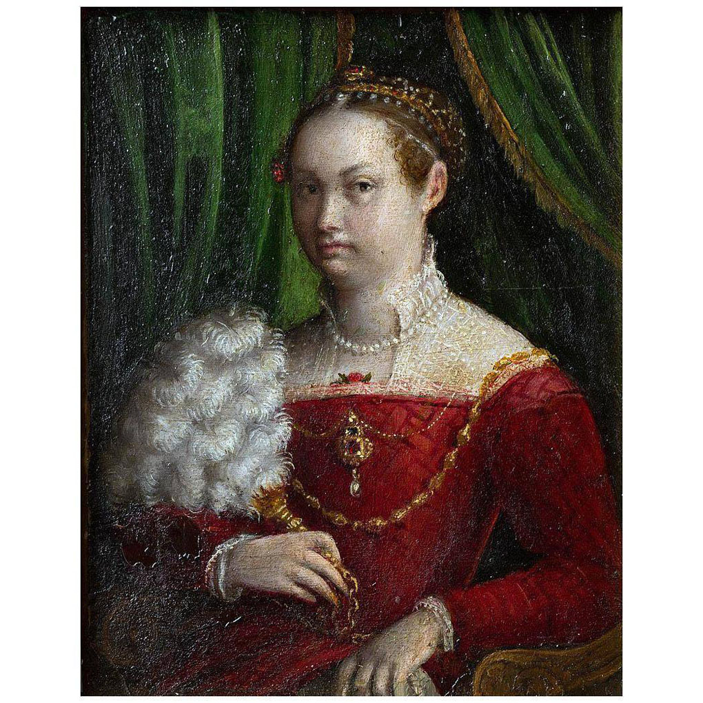 Lavinia Fontana. Self-Portrait. 1850s. Saragossa Museum