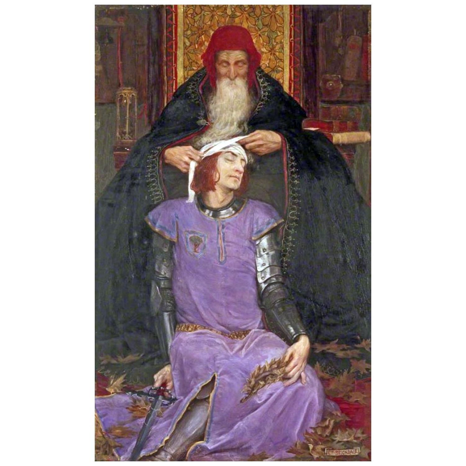 Eleanor Fortescue-Brickdale. Time the Physician. 1900