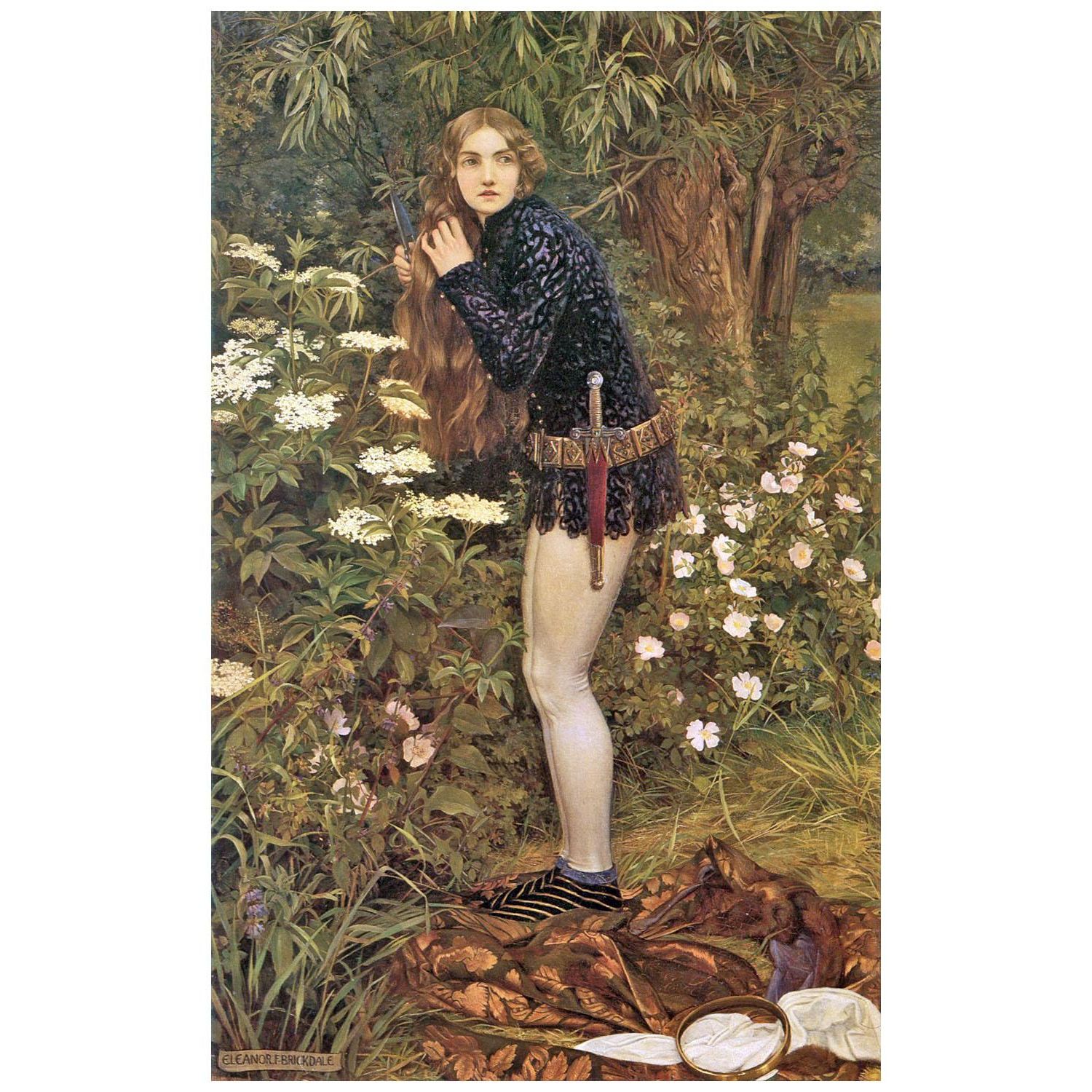 Eleanor Fortescue-Brickdale. The Little Foot Page. 1905