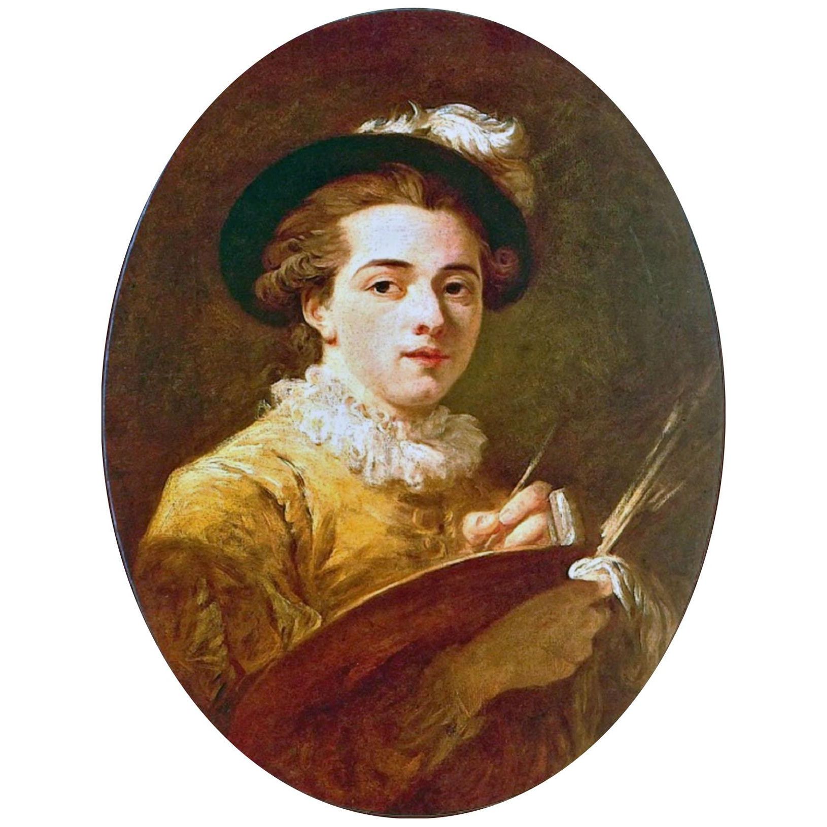 Jean Honore Fragonard. Autoportrait. 1760-1767. Musee Fragonard Grasse