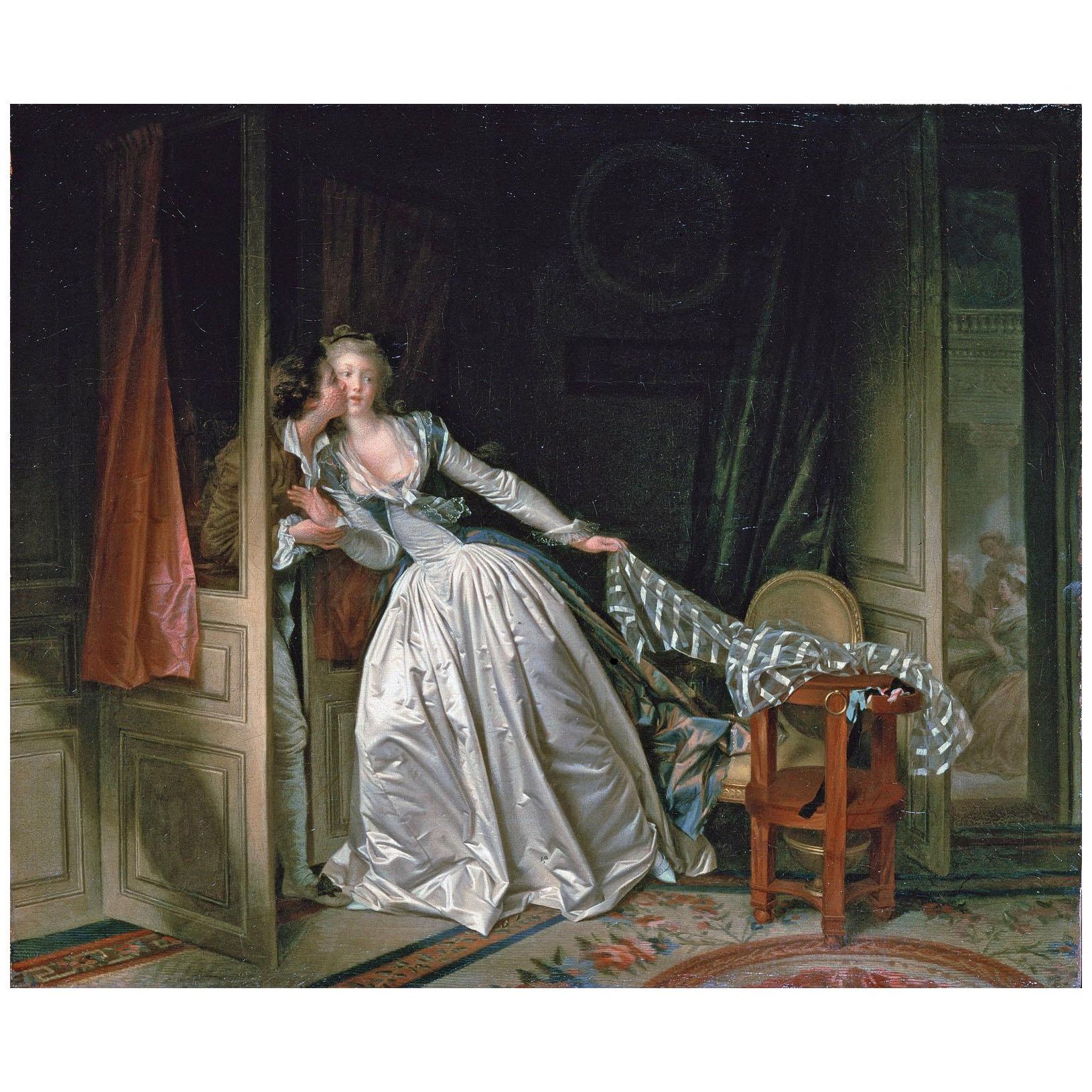 Jean Honore Fragonard. Le baiser vole. 1786-1788. Hermitage Museum