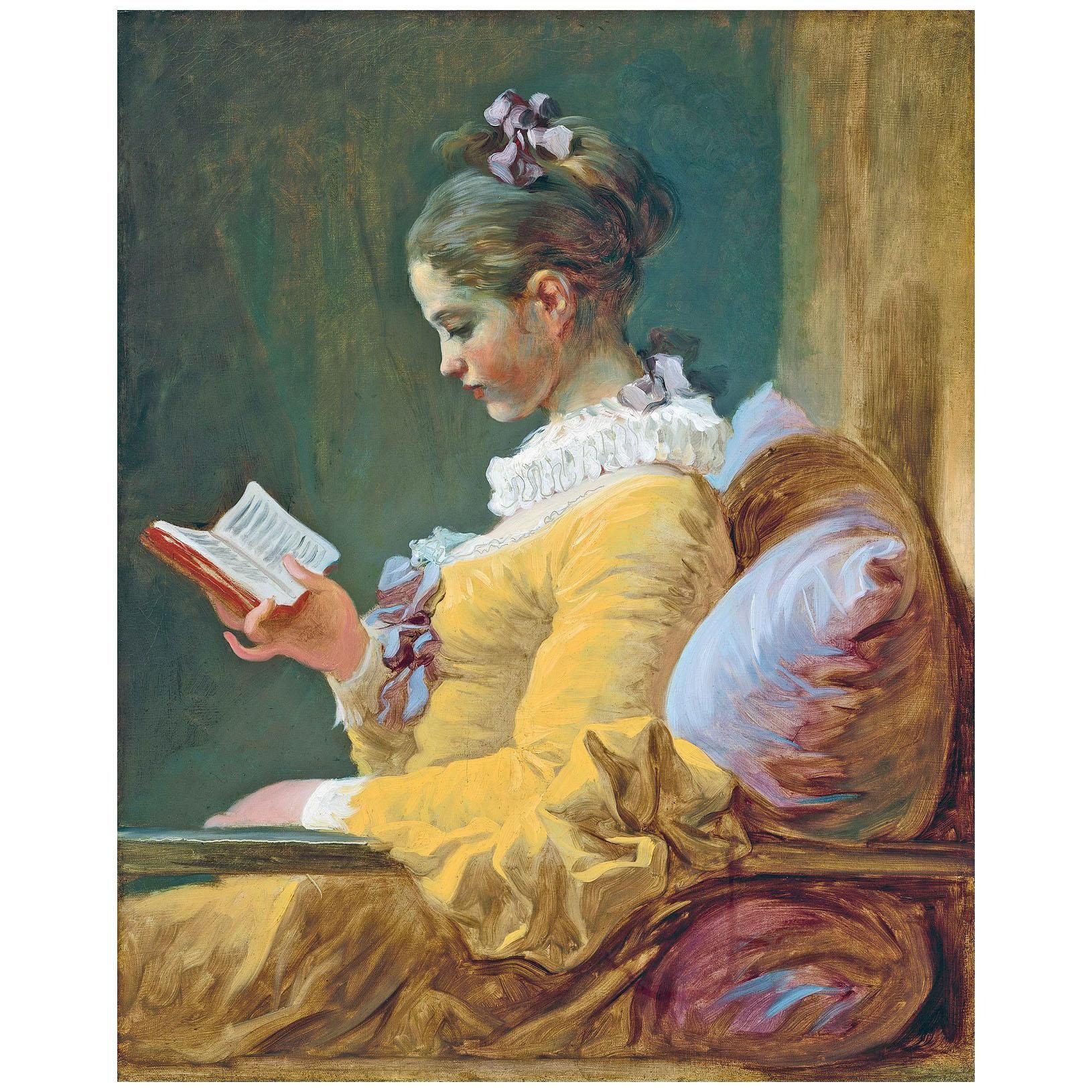 Jean Honore Fragonard. La Liseuse. 1770-1772. National Gallery Washington