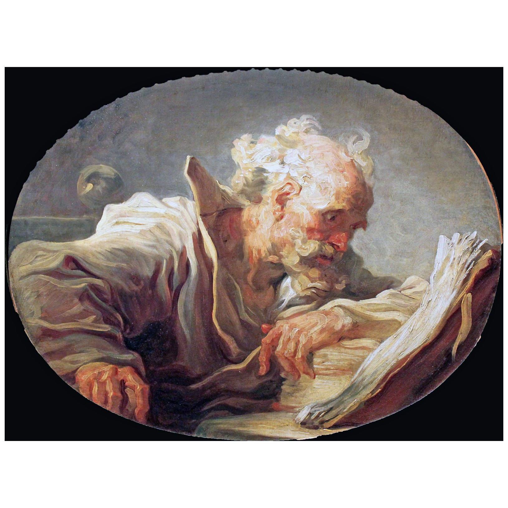 Jean Honore Fragonard. Le philosophe. 1764. Hamburger Kunsthalle
