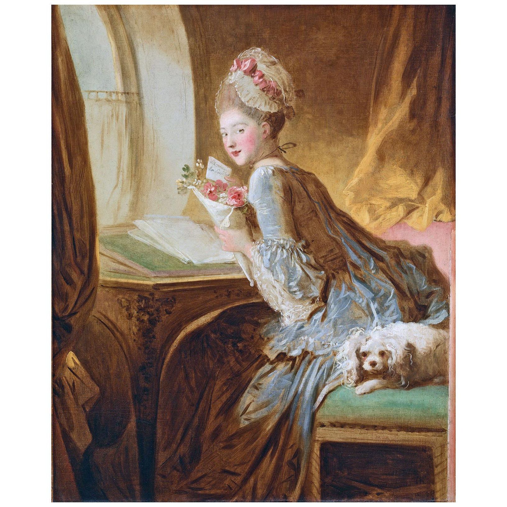 Jean Honore Fragonard. La Lettre d'Amour. 1770. Metropolitan Museum NY