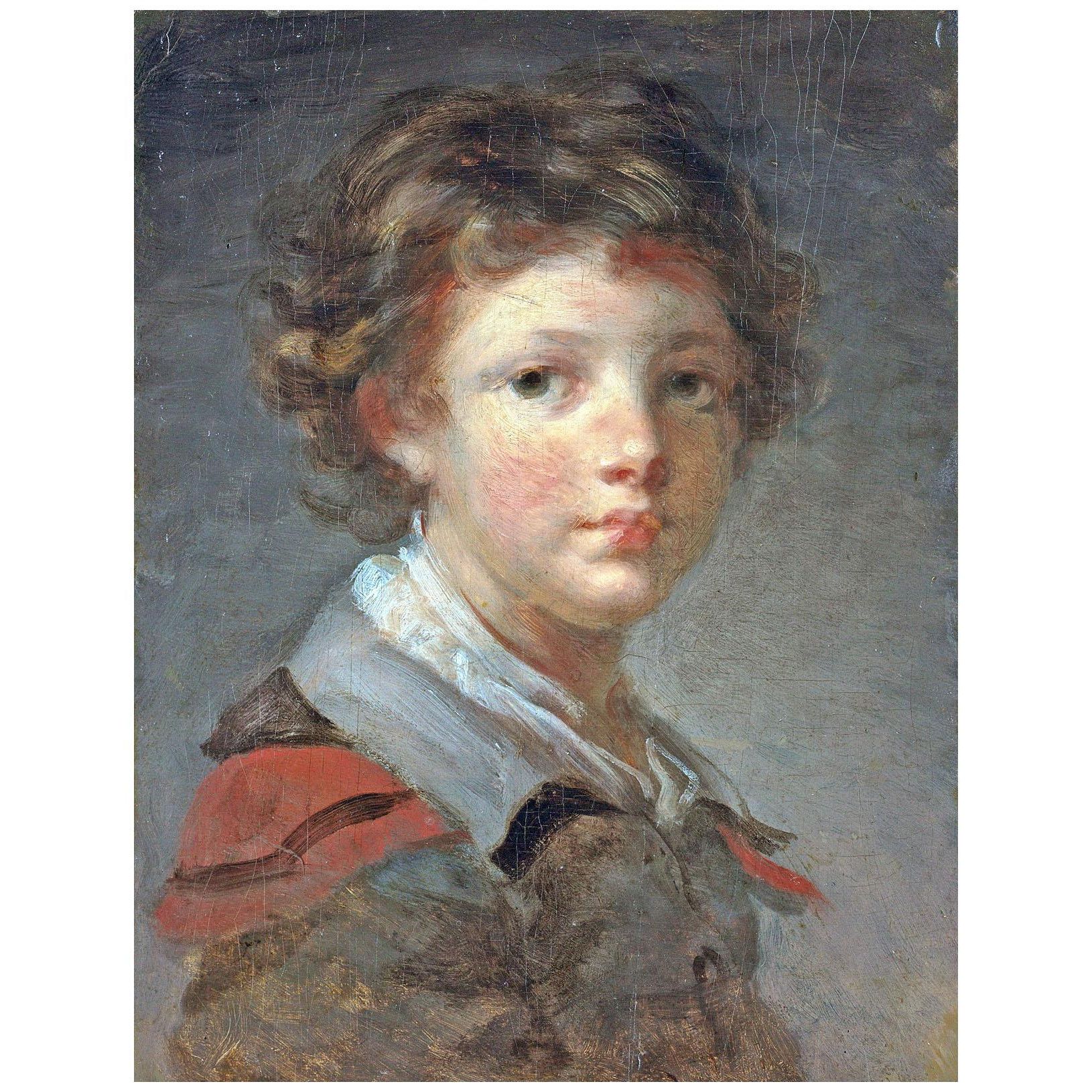 Jean Honore Fragonard. Un Garçon dans un manteau. 1780. Cleveland Museum of Art