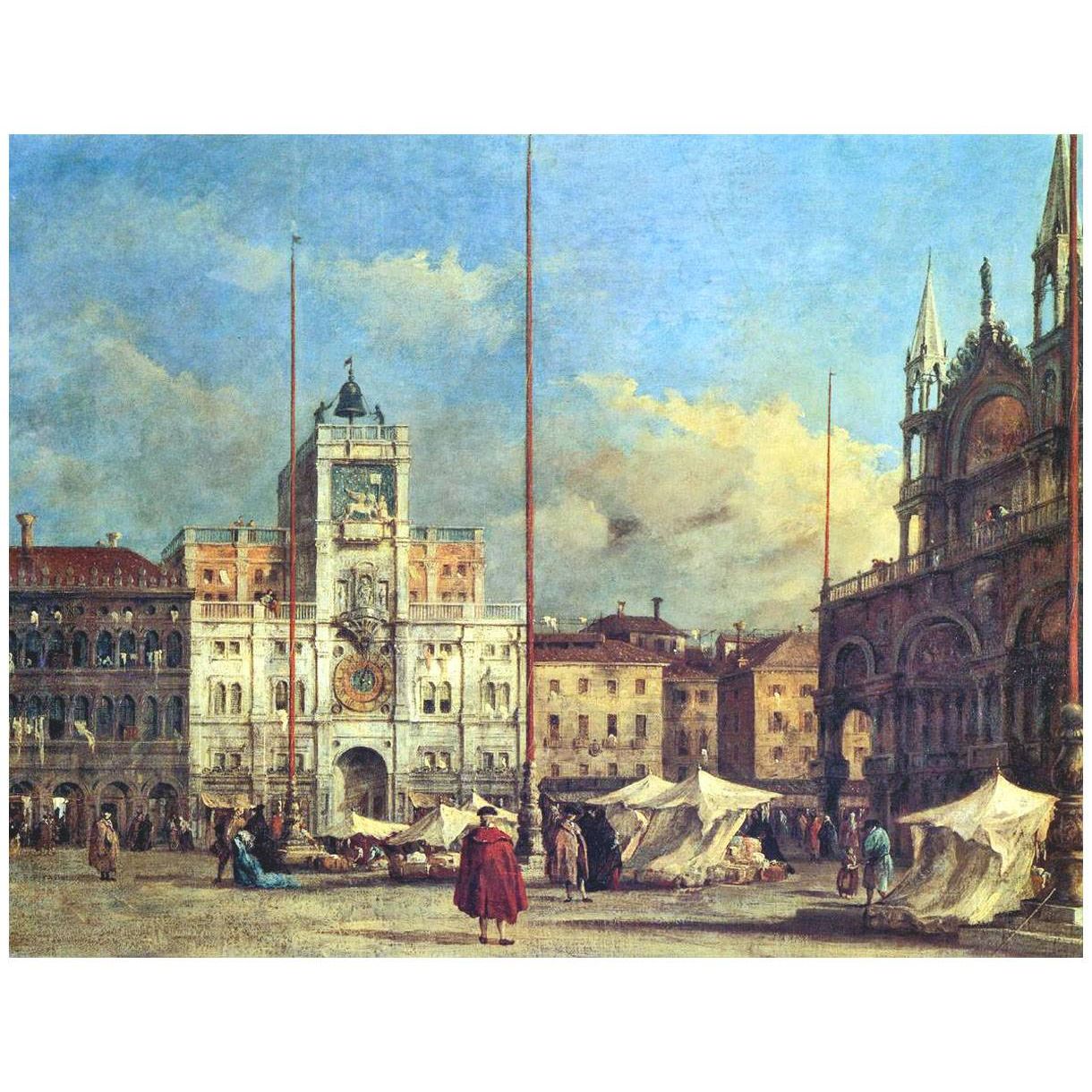 Francesco Guardi. Piazza San Marco. 1770. National Museum Belgrade