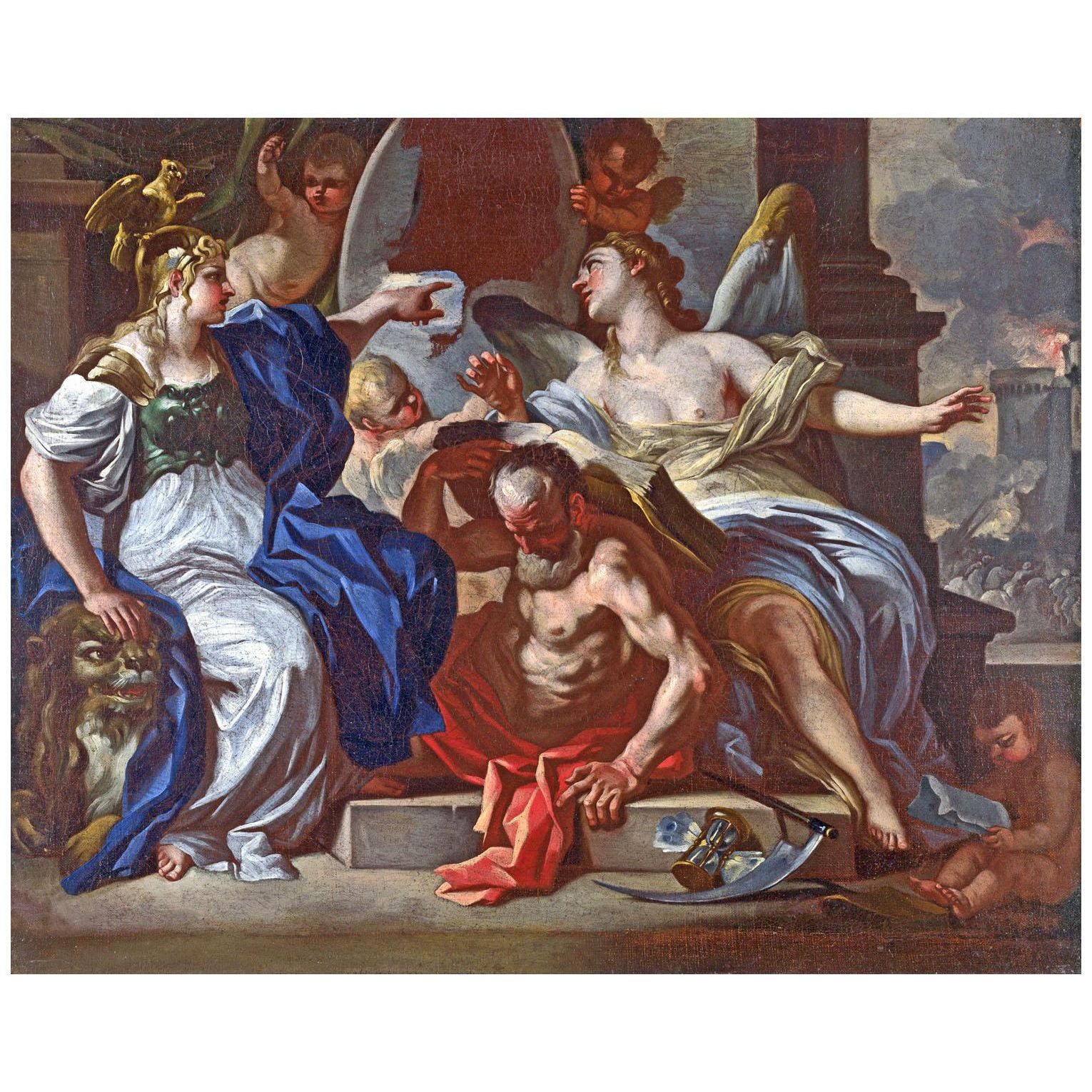 Francesco Solimena. Allegoria di Luigi XIV. 1700. National Gallery London