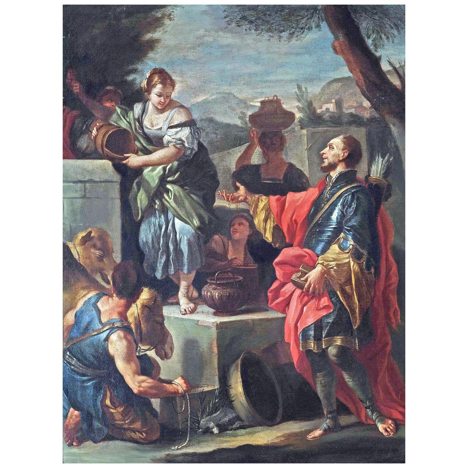 Francesco Solimena. Rebecca al pozzo. 1700. Hermitage Museum