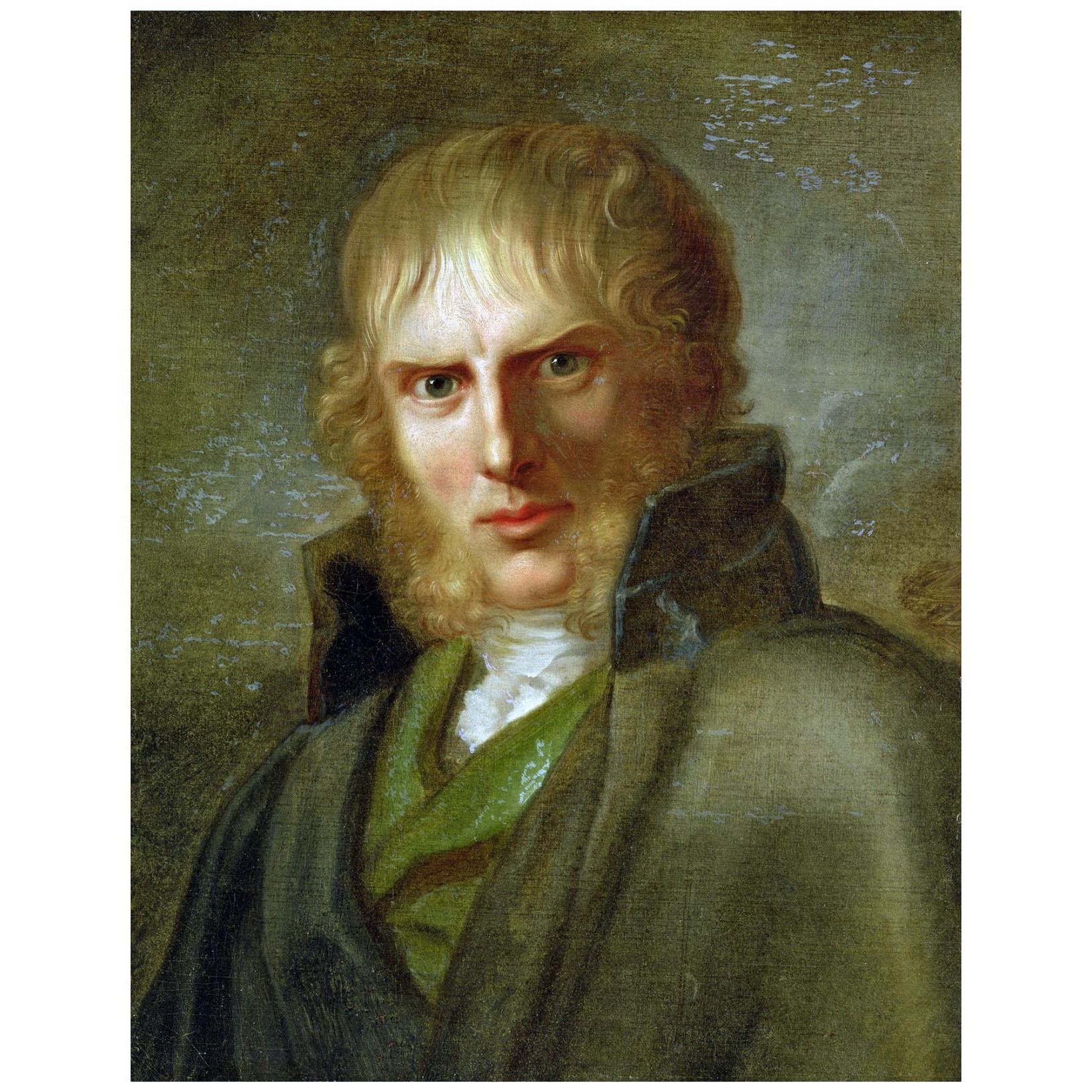 Gerhard von Kugelgen. Caspar David Friedrich. 1808. Hamburger Kunsthalle