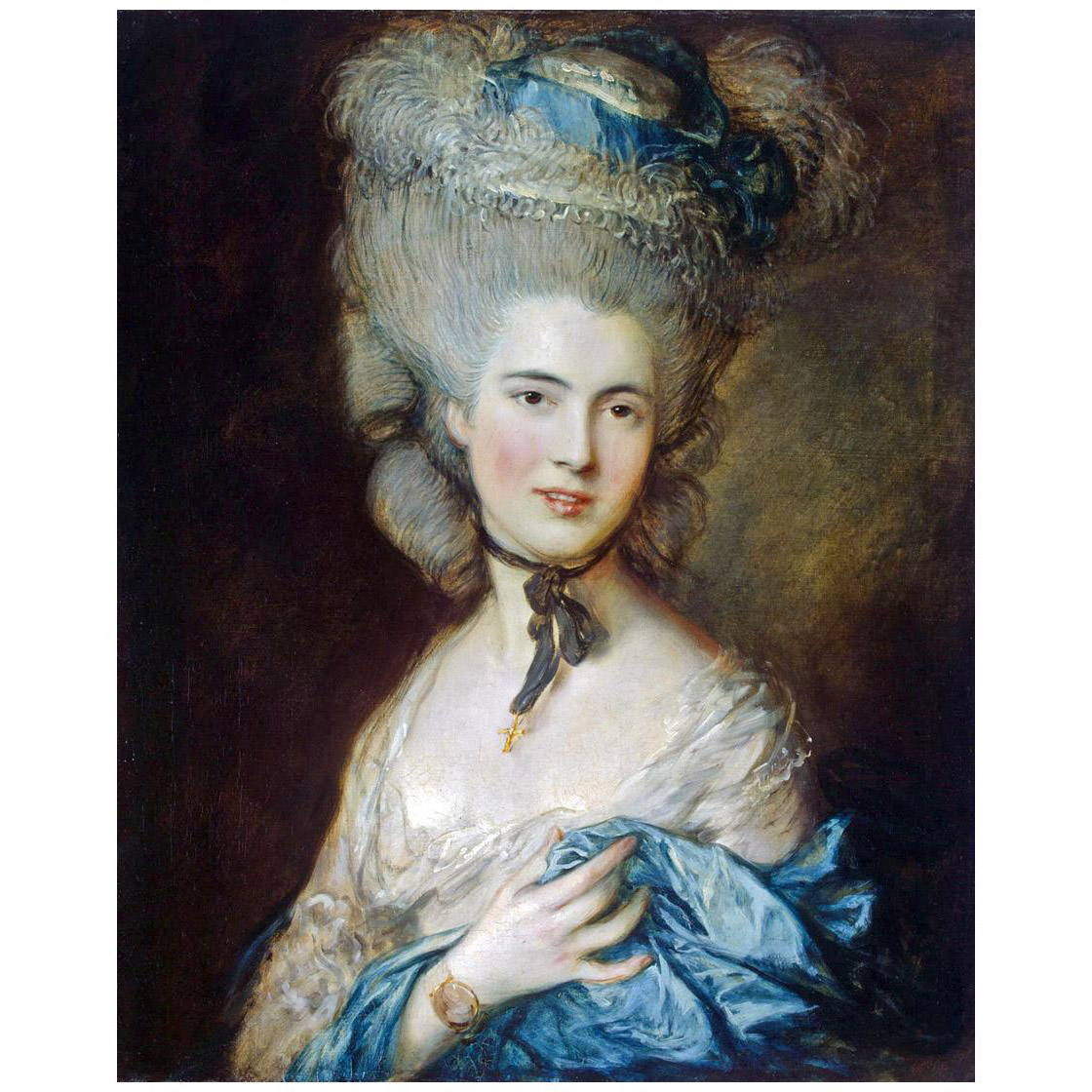 Thomas Gainsborough. Lady in Blue. 1778. Hermitage St Petersburg