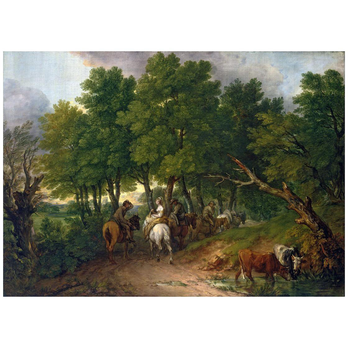Thomas Gainsborough. Road from Market. 1767. Toledo Museum of Art