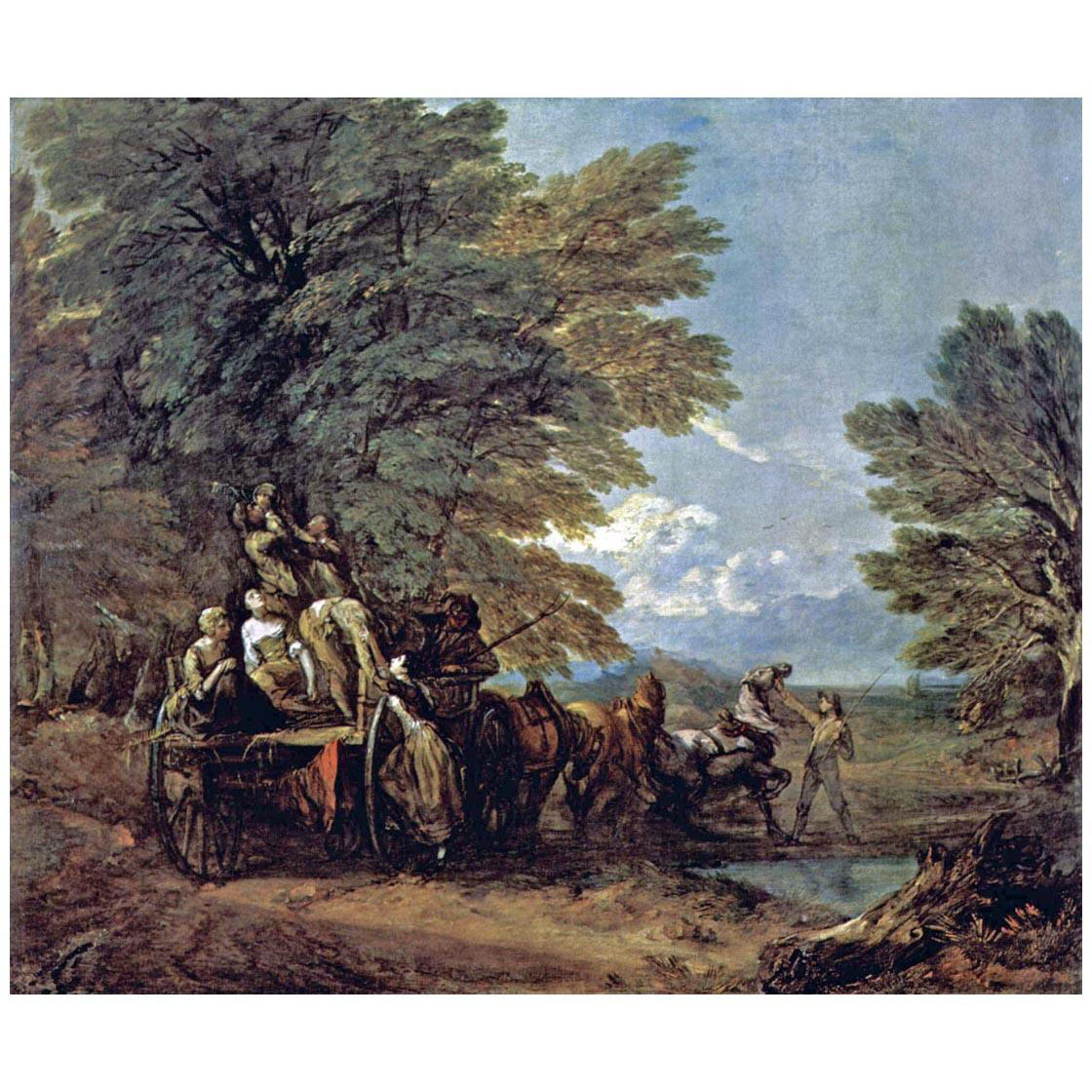 Thomas Gainsborough. The Harvest Wagon. 1767. Barber Institute Birmingham