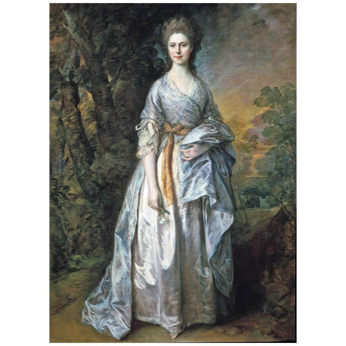 Thomas Gainsborough. Maria, Lady Eardley. 1773. Nationalmuseum Stockholm