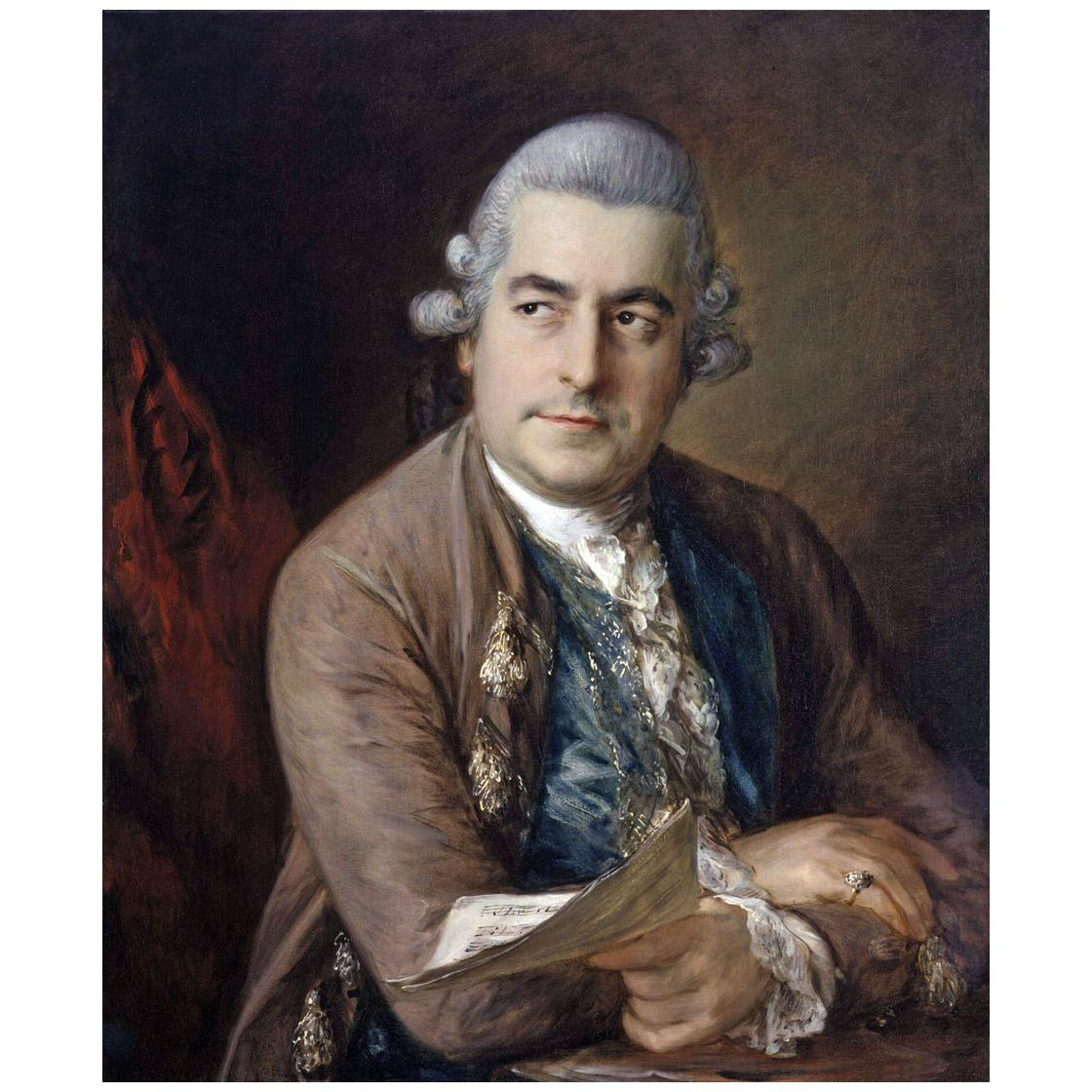 Thomas Gainsborough. Johann Christian Bach. 1776. National Portrait Gallery. London