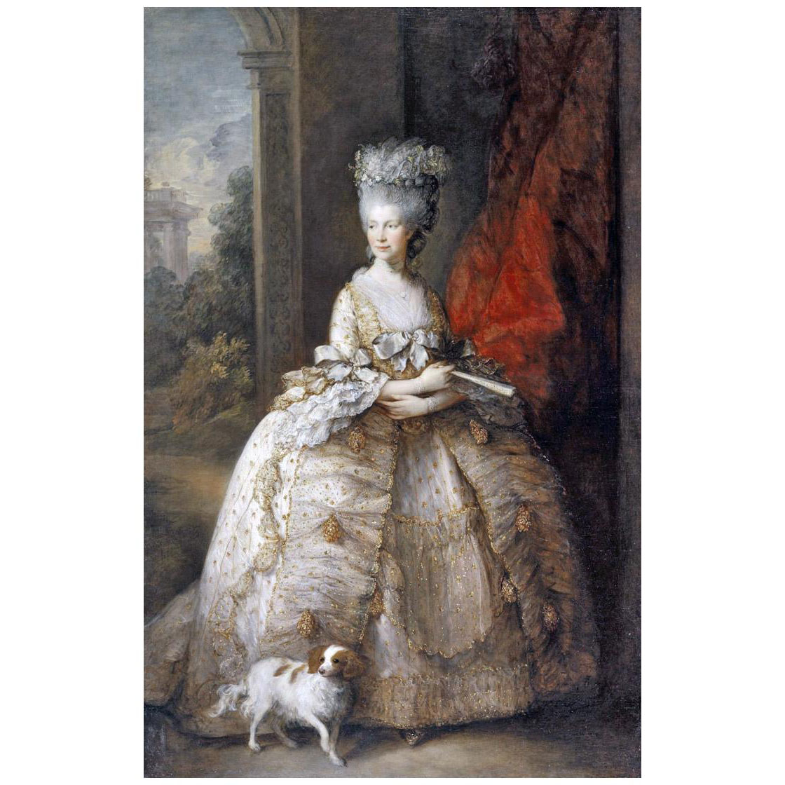 Thomas Gainsborough. Queen Charlotte. 1781. Royal collection London