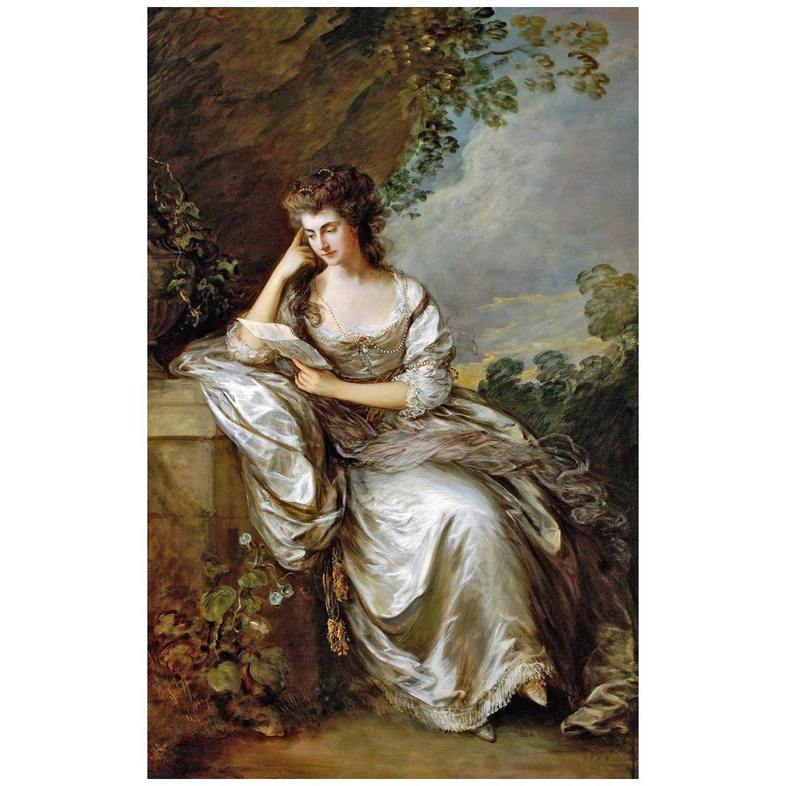 Thomas Gainsborough. Frances Browne, Mrs. John Douglas. 1783. National Trust London
