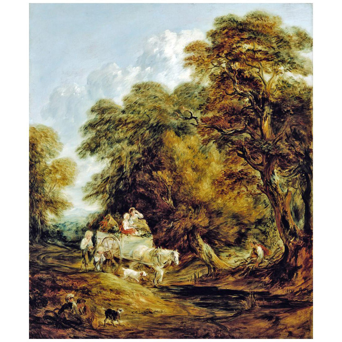 Thomas Gainsborough. The Market Cart. 1786. National Gallery London