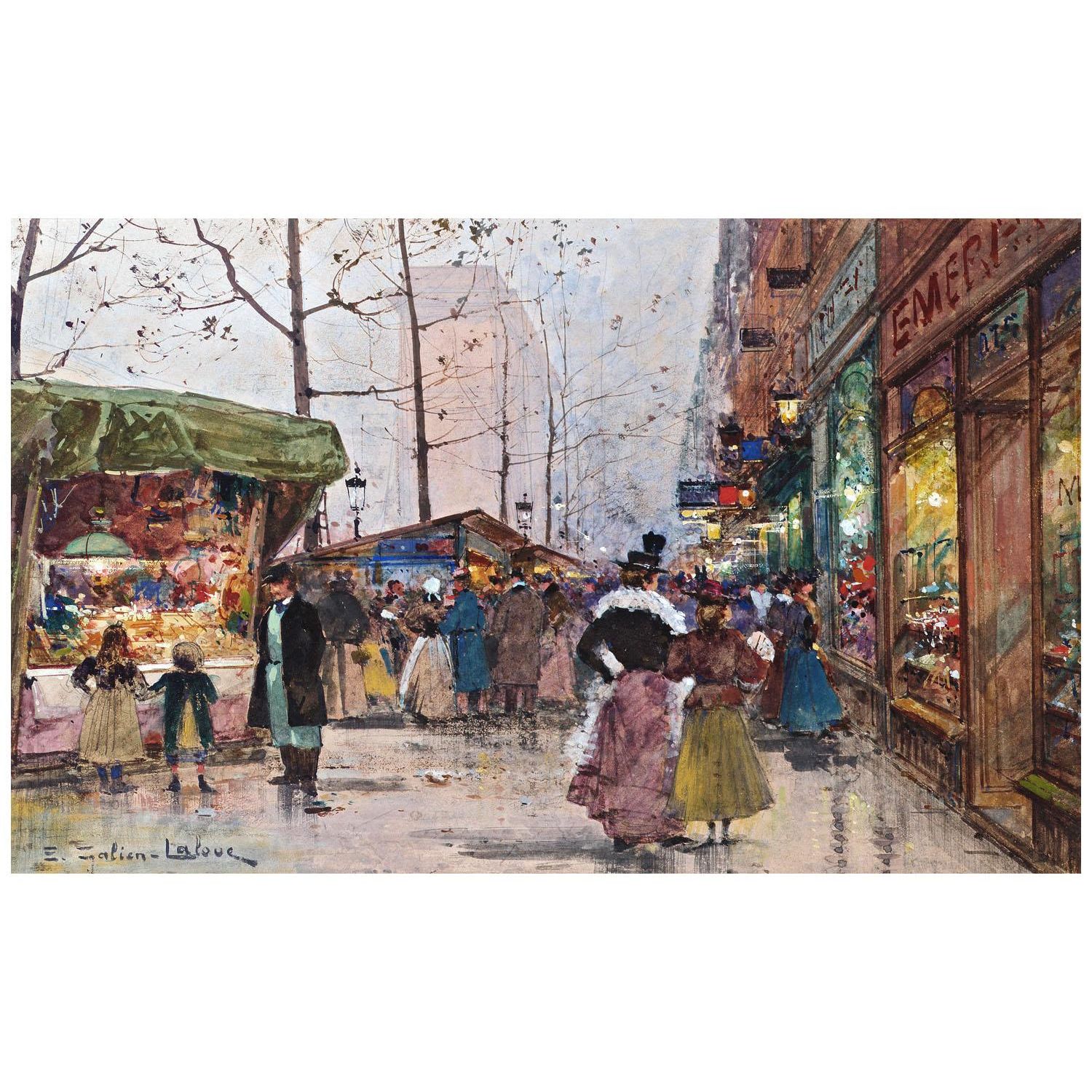 Eugène Galien-Laloue. Porte Saint-Martin. 1900