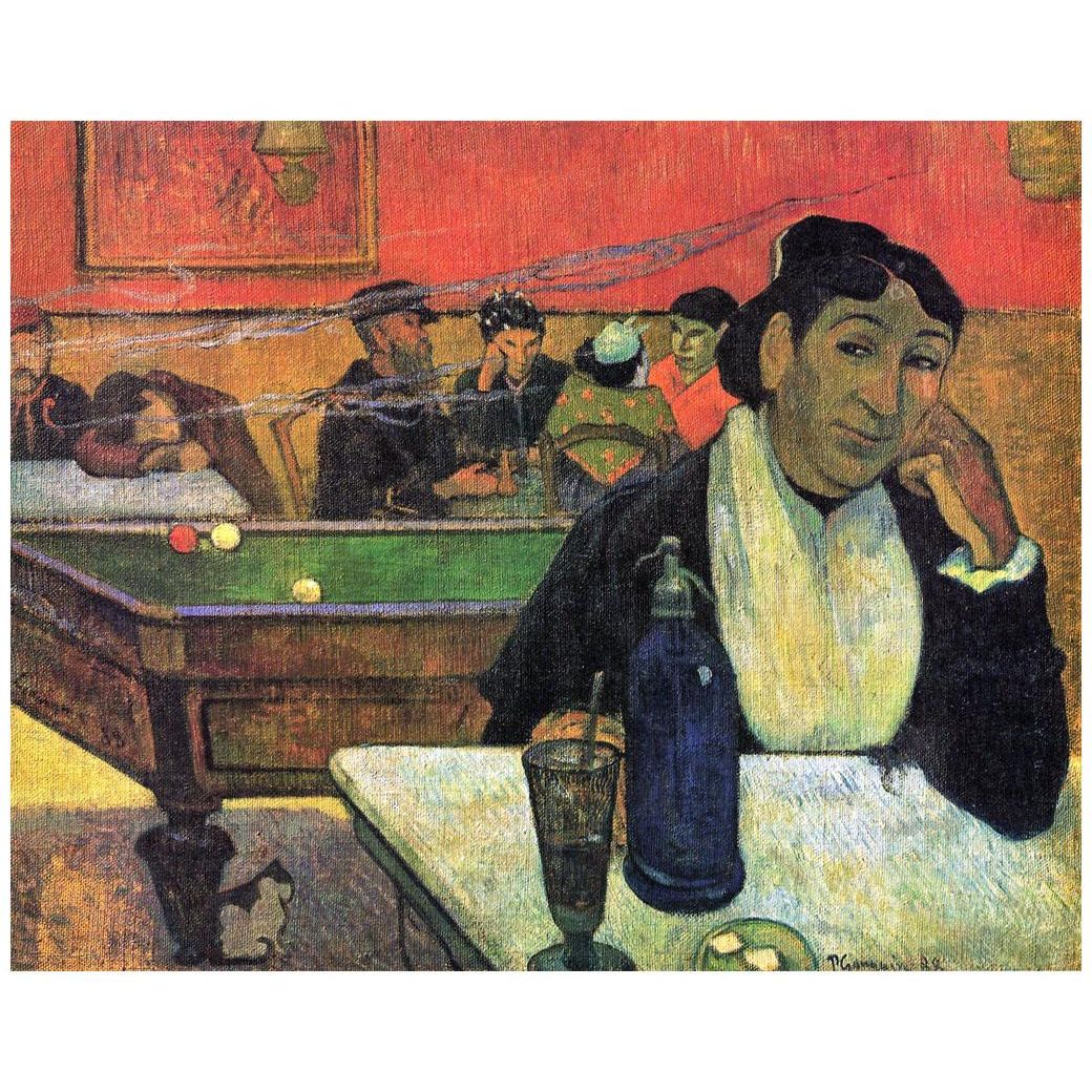 Paul Gauguin. Café de Nuit, Arles. 1888. Pushkin Museum Moscow
