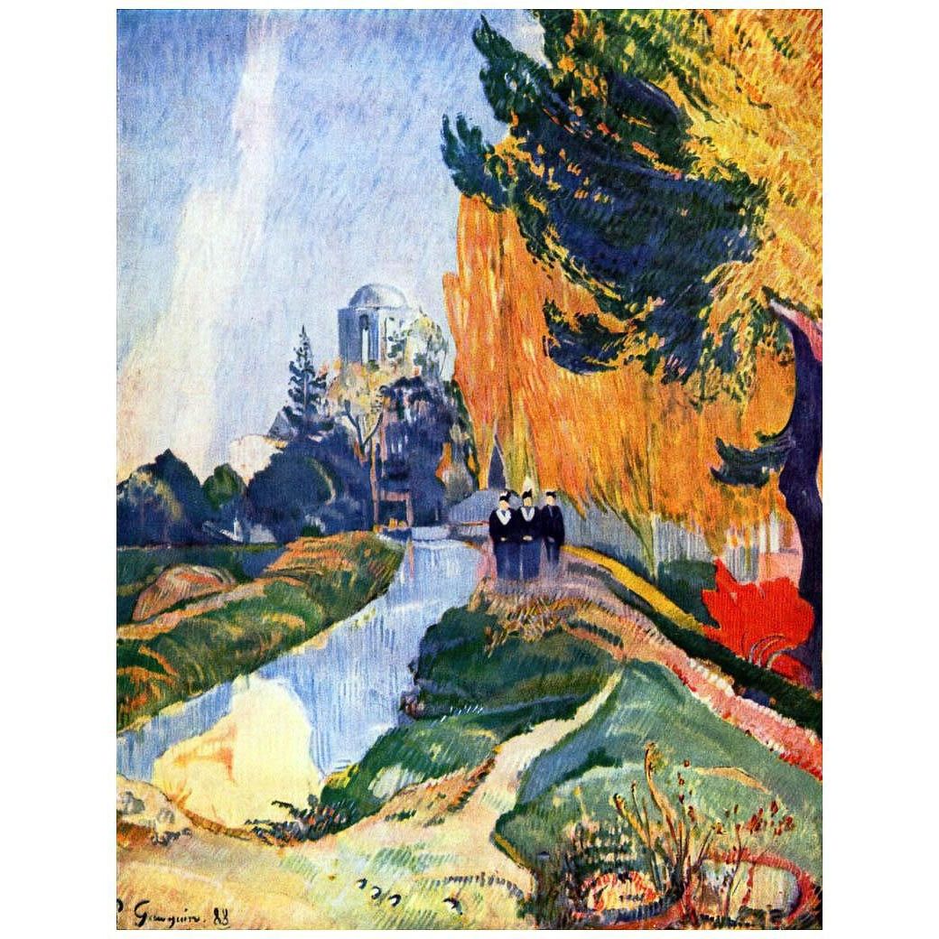 Paul Gauguin. Les Alyscamps. 1888. Musee d’Orsay Paris