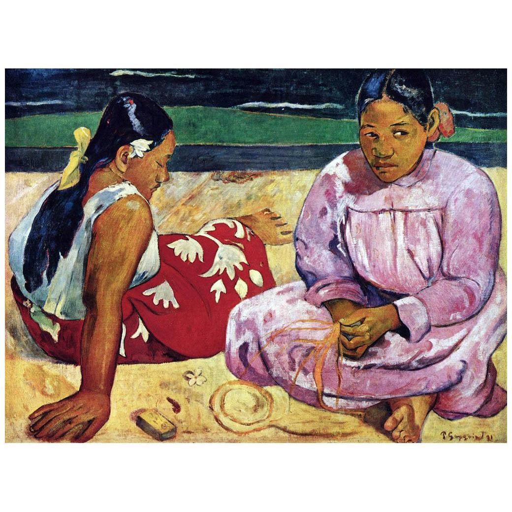 Paul Gauguin. Sur la plage. 1891. Musee d’Orsay