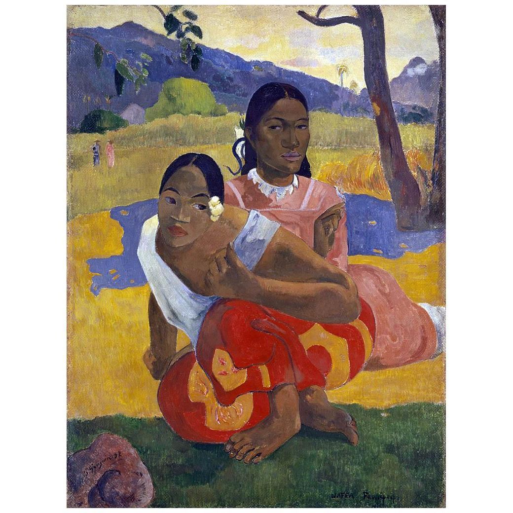 Paul Gauguin. Quand te Maries-tu? 1892. Kunstmuseum Basel