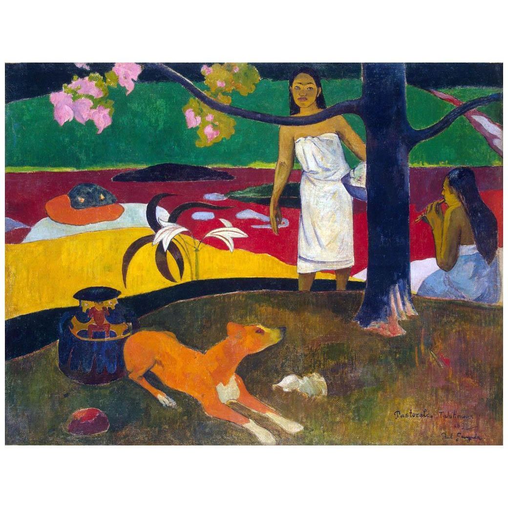 Paul Gauguin. Pastorales Tahitiennes. 1892. Hermitage St-Petersburg