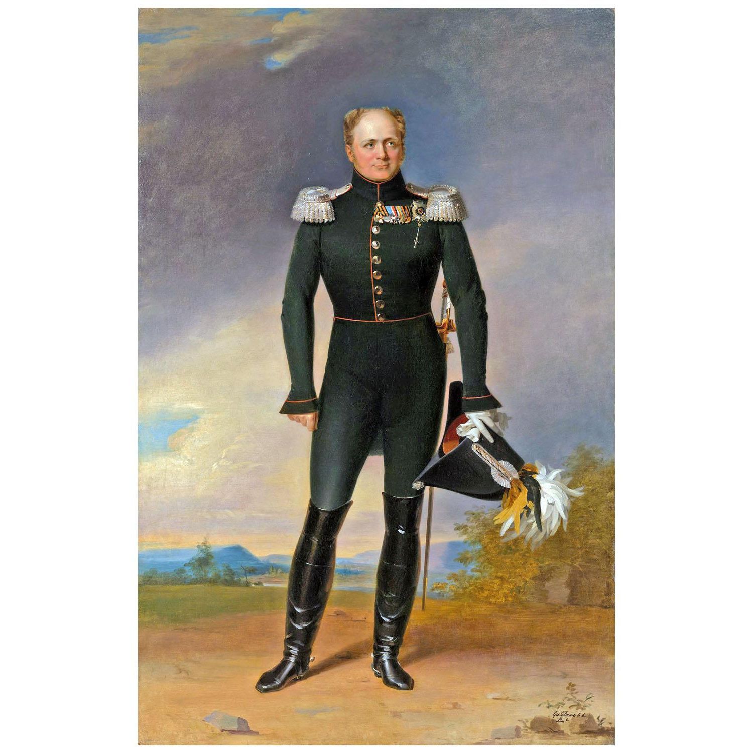 Джордж Доу. Александр I. 1819. Галерея Букингемского дворца, Лондон