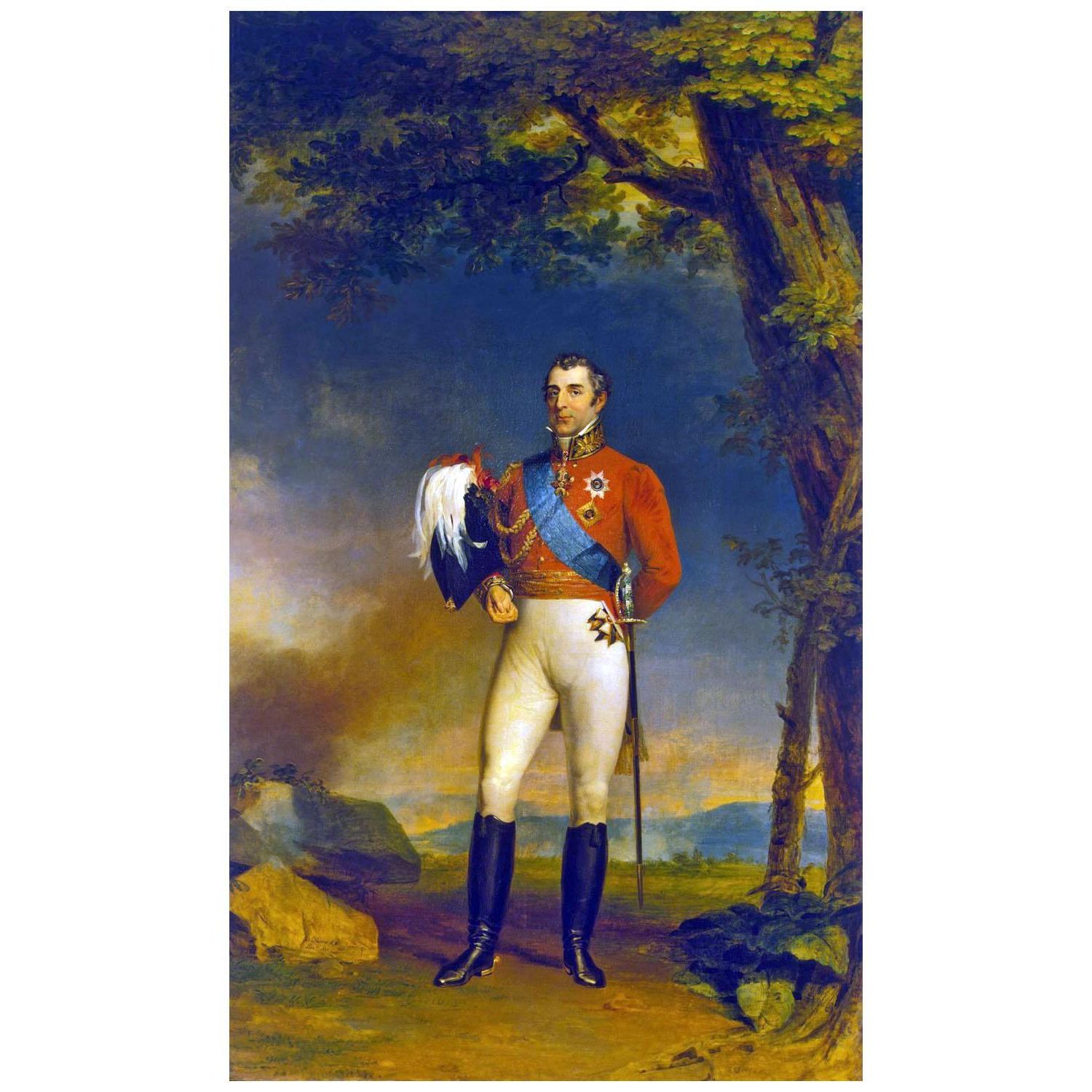 Джордж Доу. Портрет герцога Веллингтона. 1828. Эрмитаж
