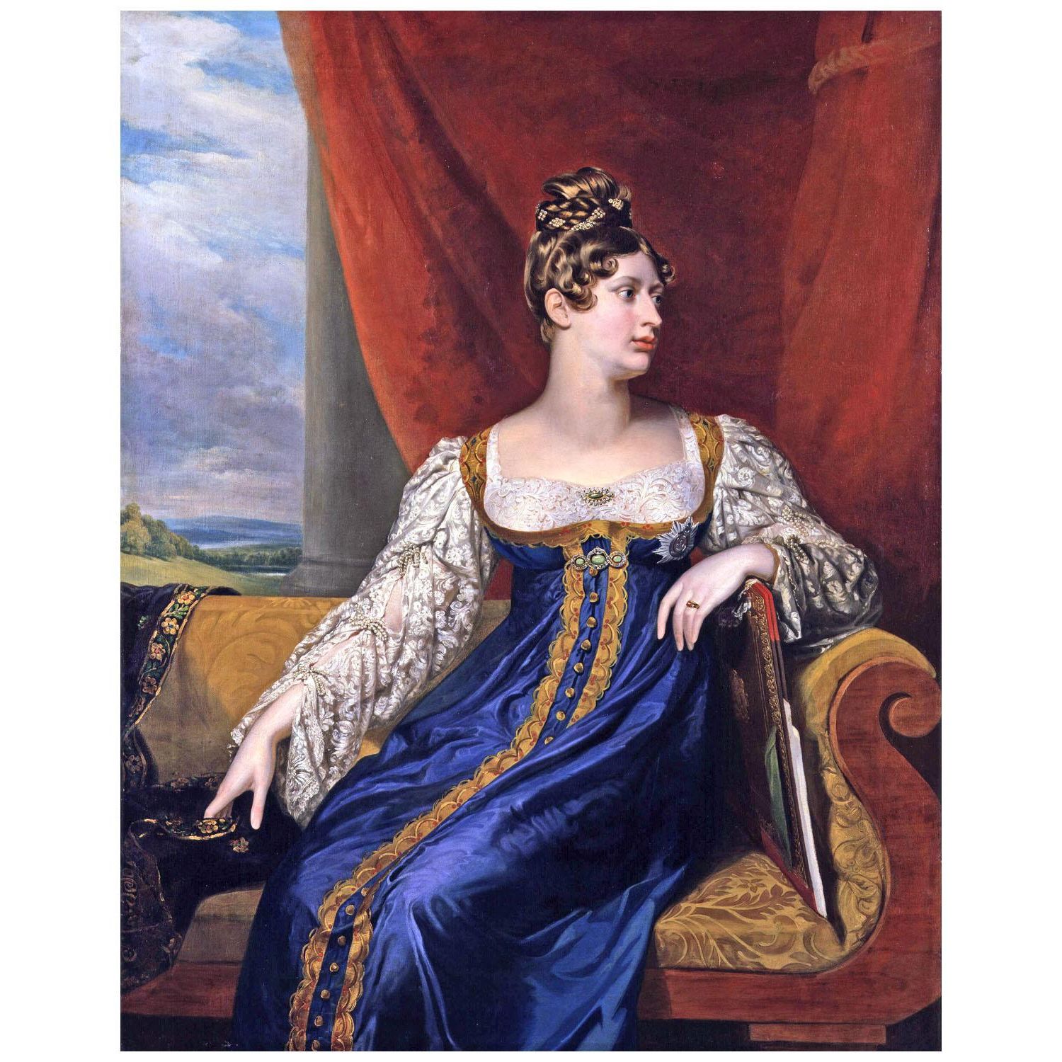 Джордж Доу. Принцесса Шарлотта. 1817. Национальная портретная галерея, Лондон