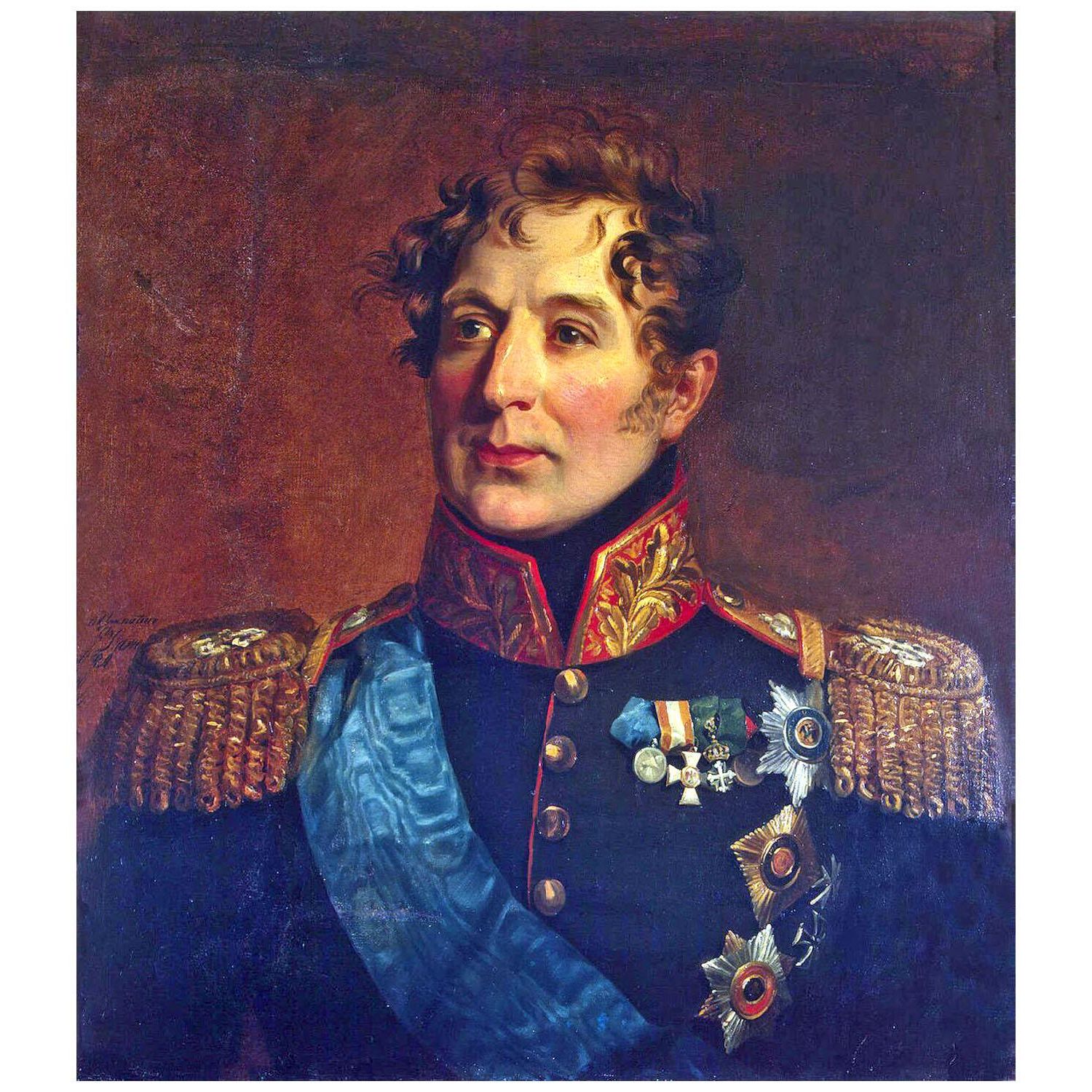 Джордж Доу. Михаил Андреевич Милорадович. 1823. Эрмитаж