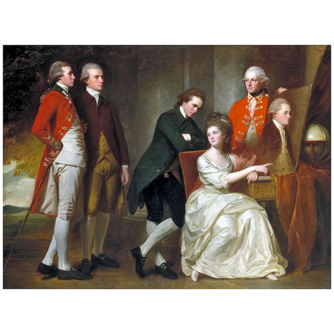 George Romney. The Beaumont Family. 1777