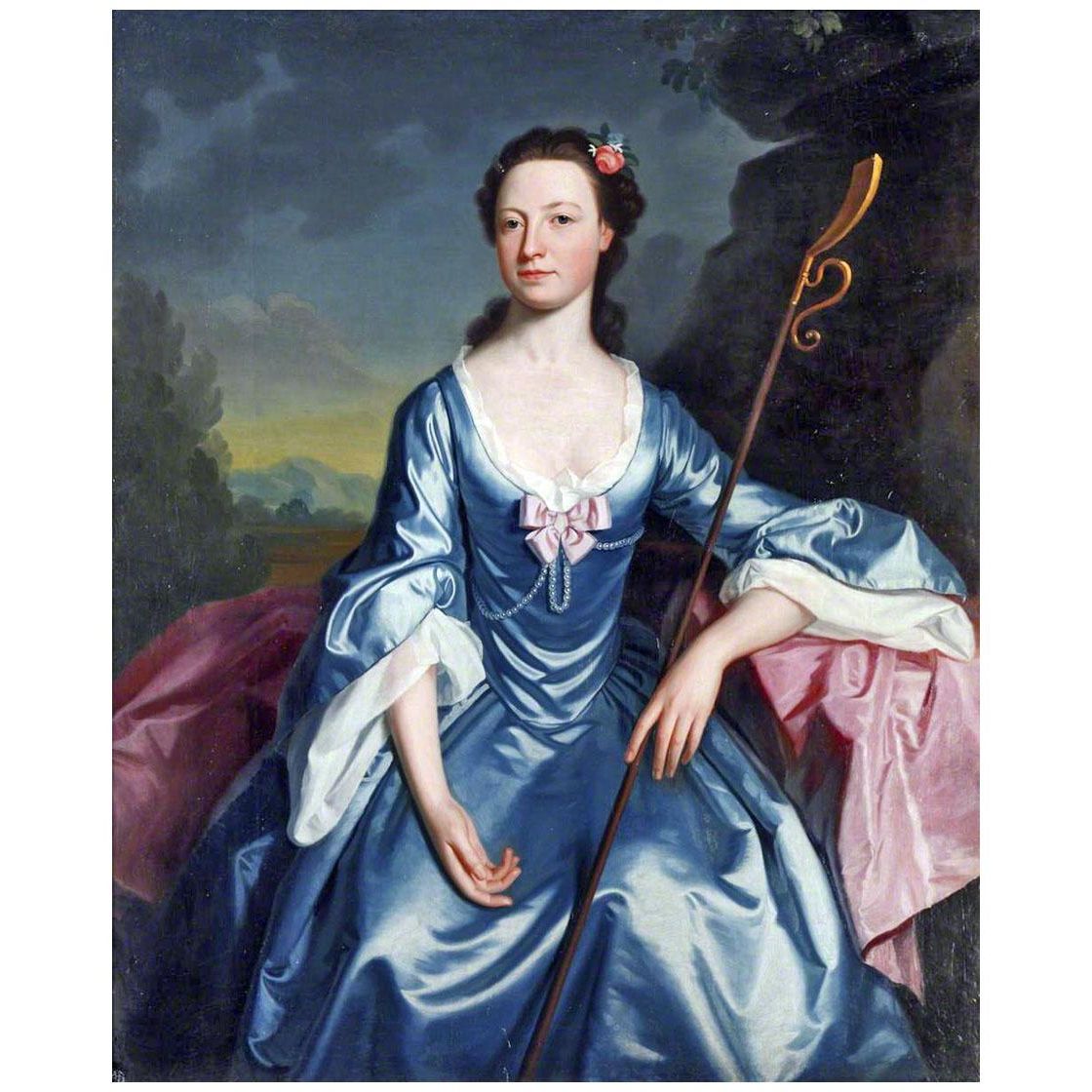George Romney. Margaret Messenger Mrs Walter Strickland. 1760