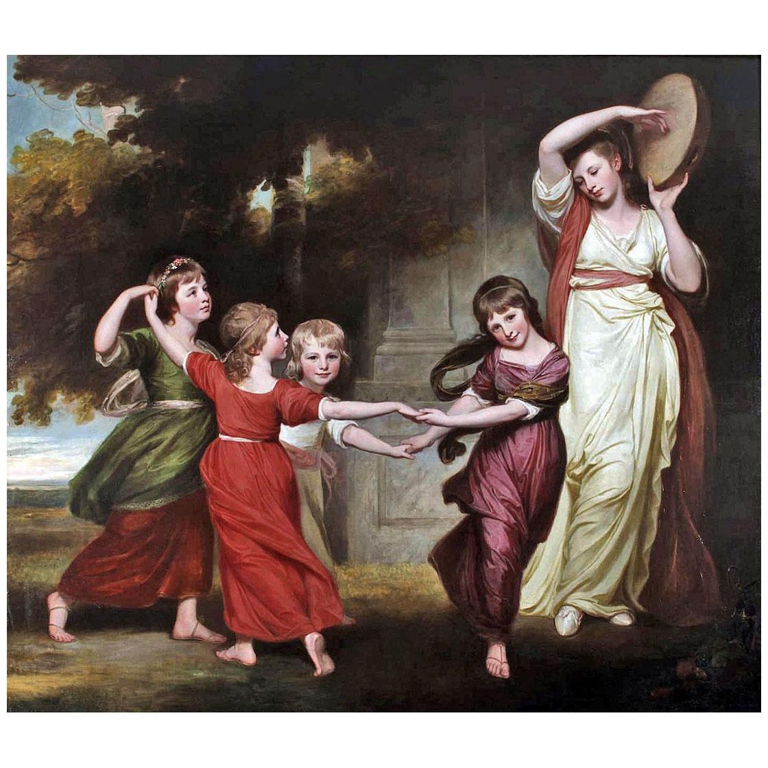 George Romney. The Children of Granville Leveson-Gower. 1776-1777