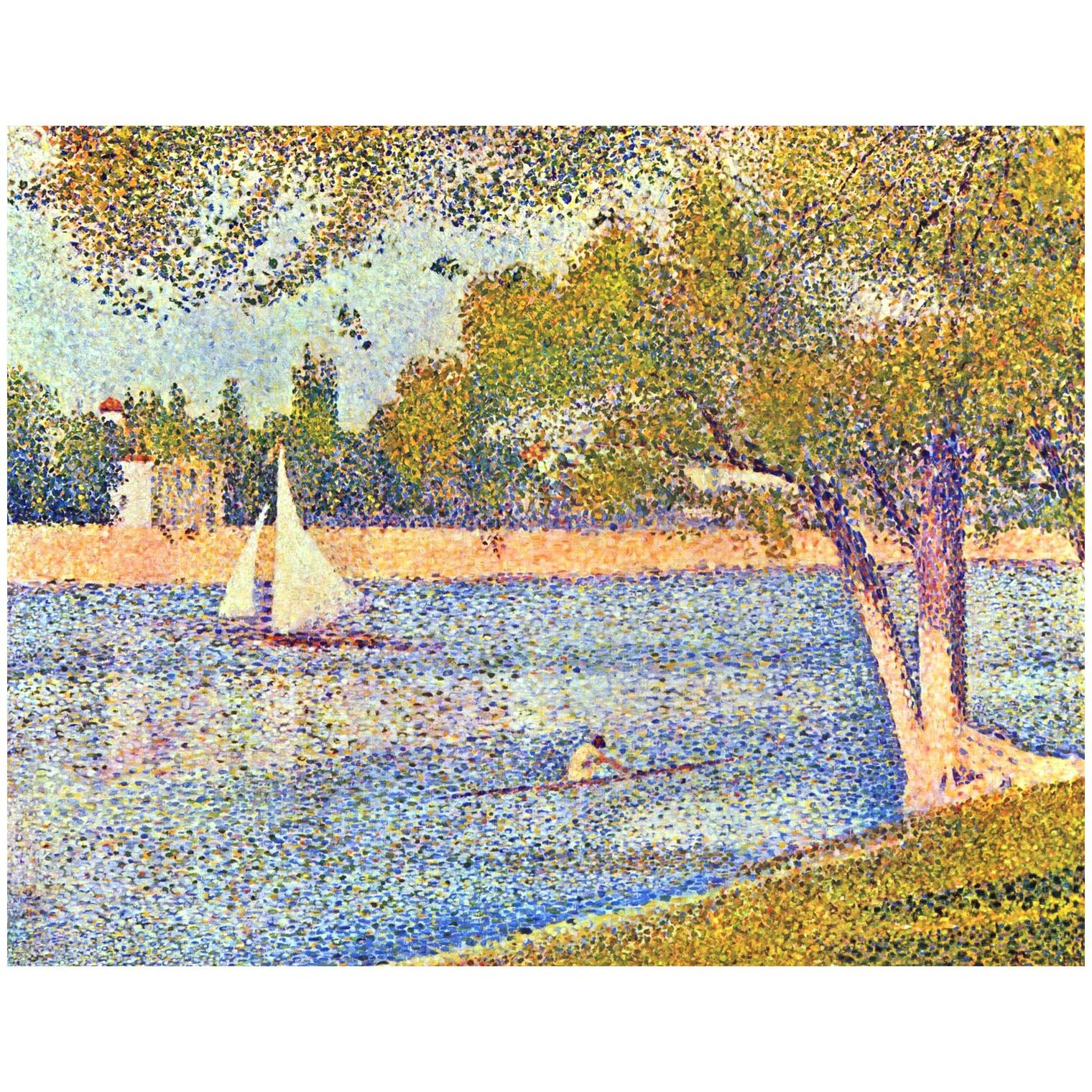 Georges Seurat. La Seine à la Grande-Jatte. 1888. Musées royaux, Brussels
