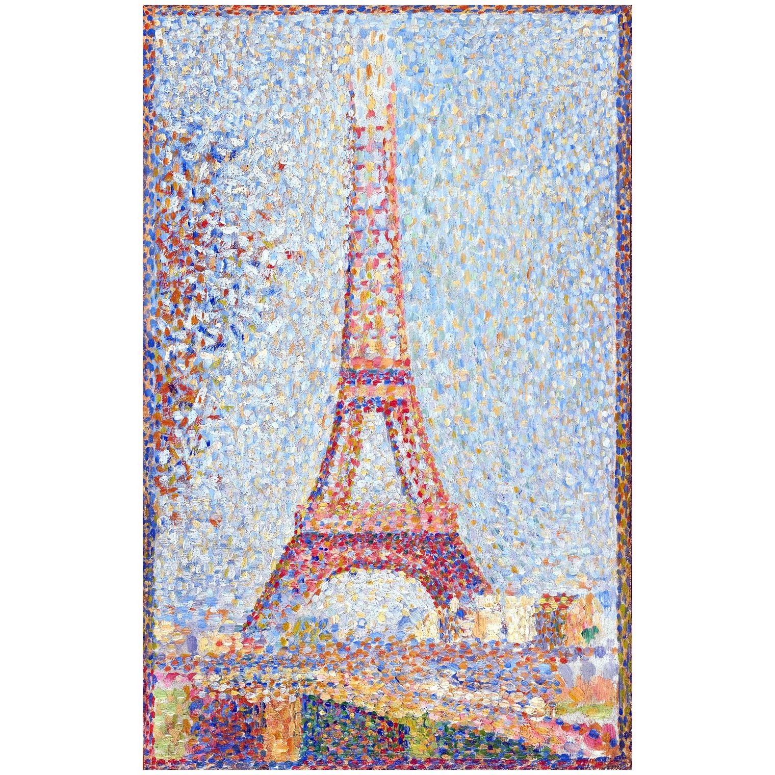 Georges Seurat. La tour d’Eiffel. 1889. Fine Arts Museum San Francisco