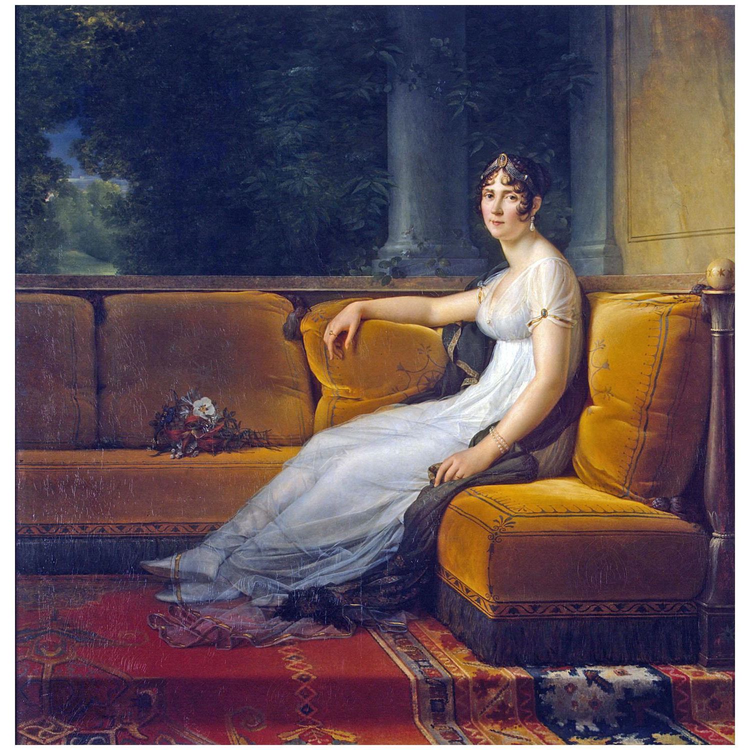 Francois Gerard. Portrait de Joséphine. 1801. Hermitage Museum