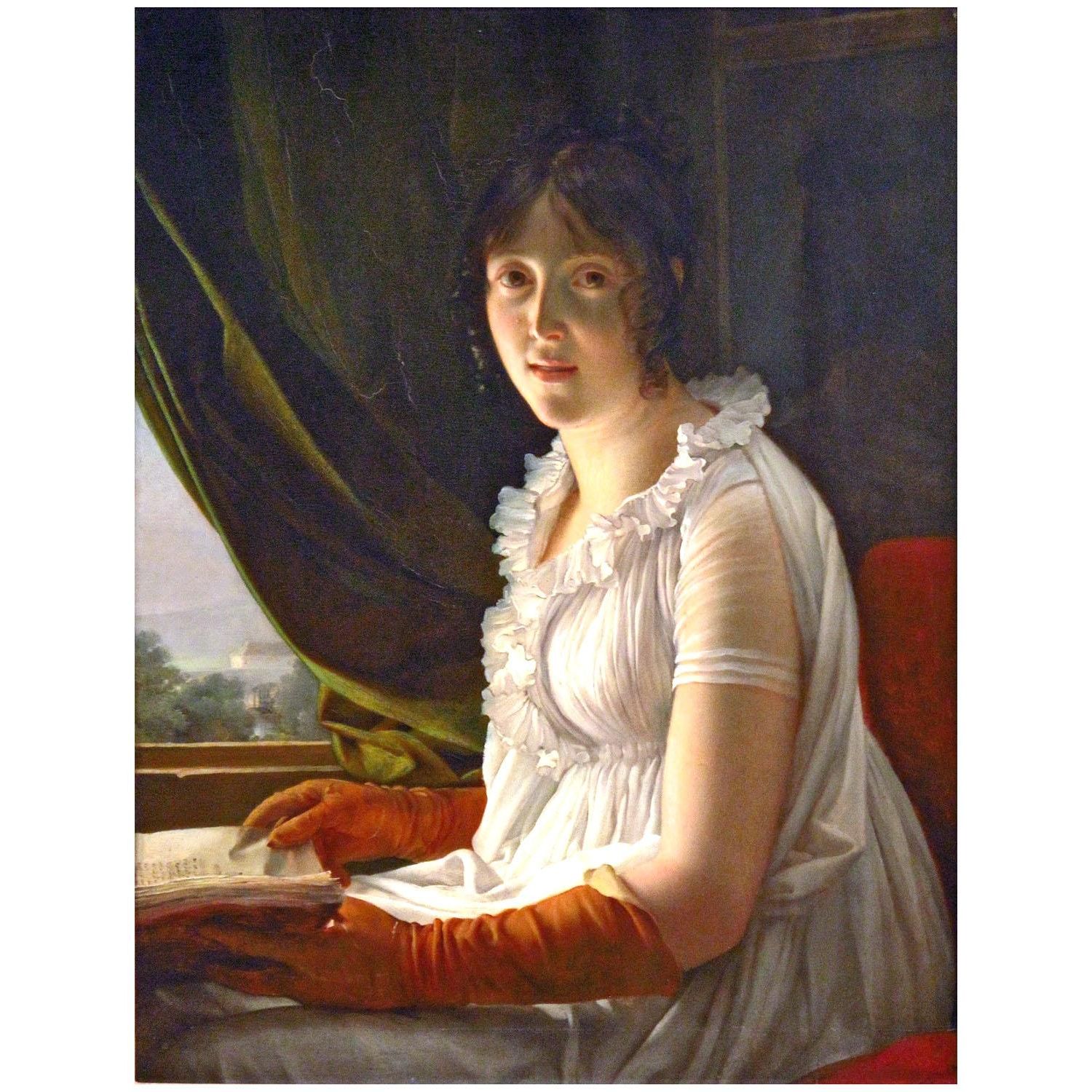 Francois Gerard. Madame Barbier-Walbonne. 1796. Musee du Louvre