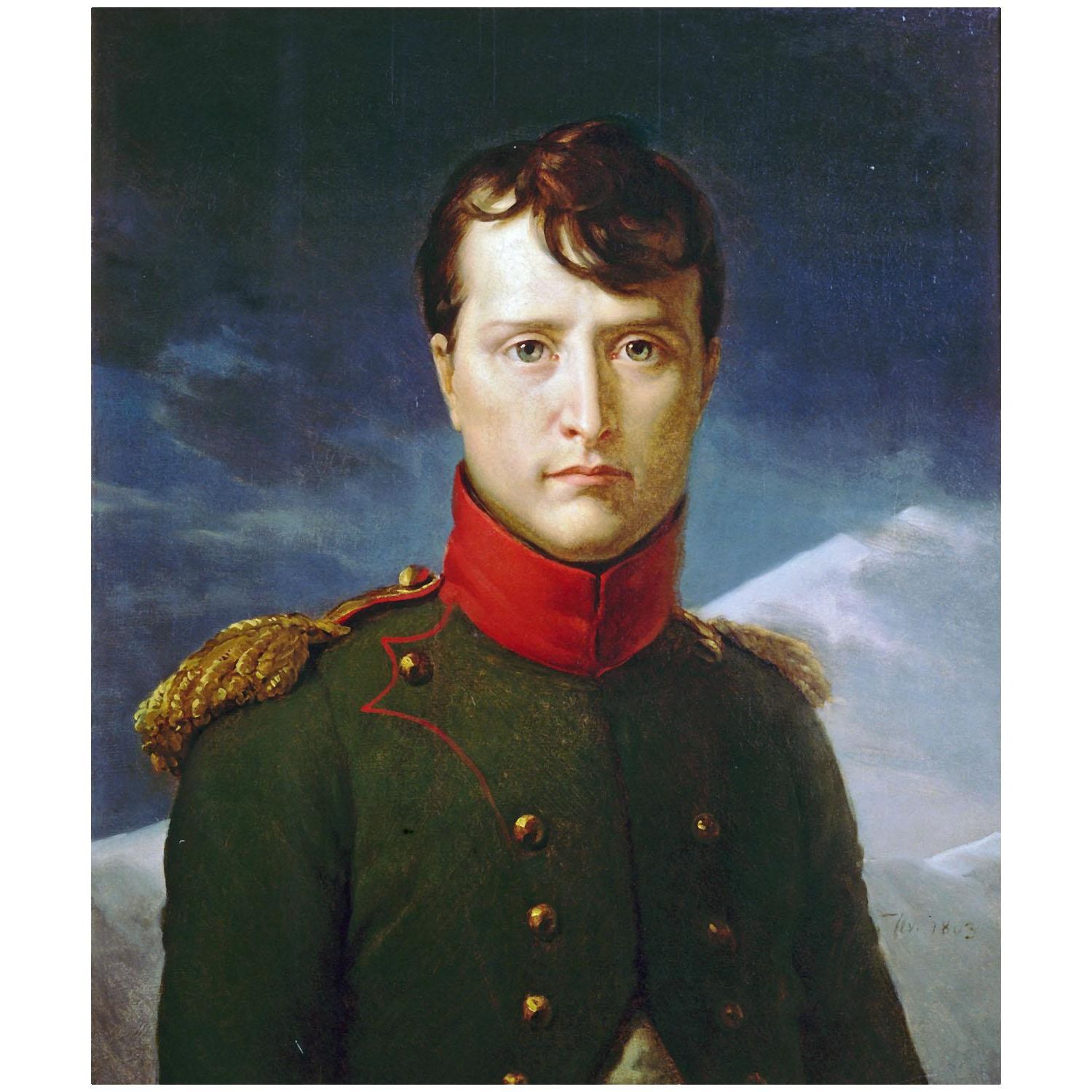 Francois Gerard. Napoleon Bonaparte Premier Consul. 1803. Musee Conde Chantilly